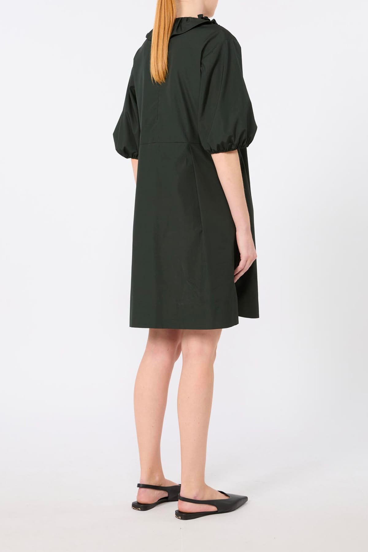 MAXMARA'S BRANDS ABITO  Vestito corto smeraldo donna con scollo a v 'S Max Mara Smmfascino