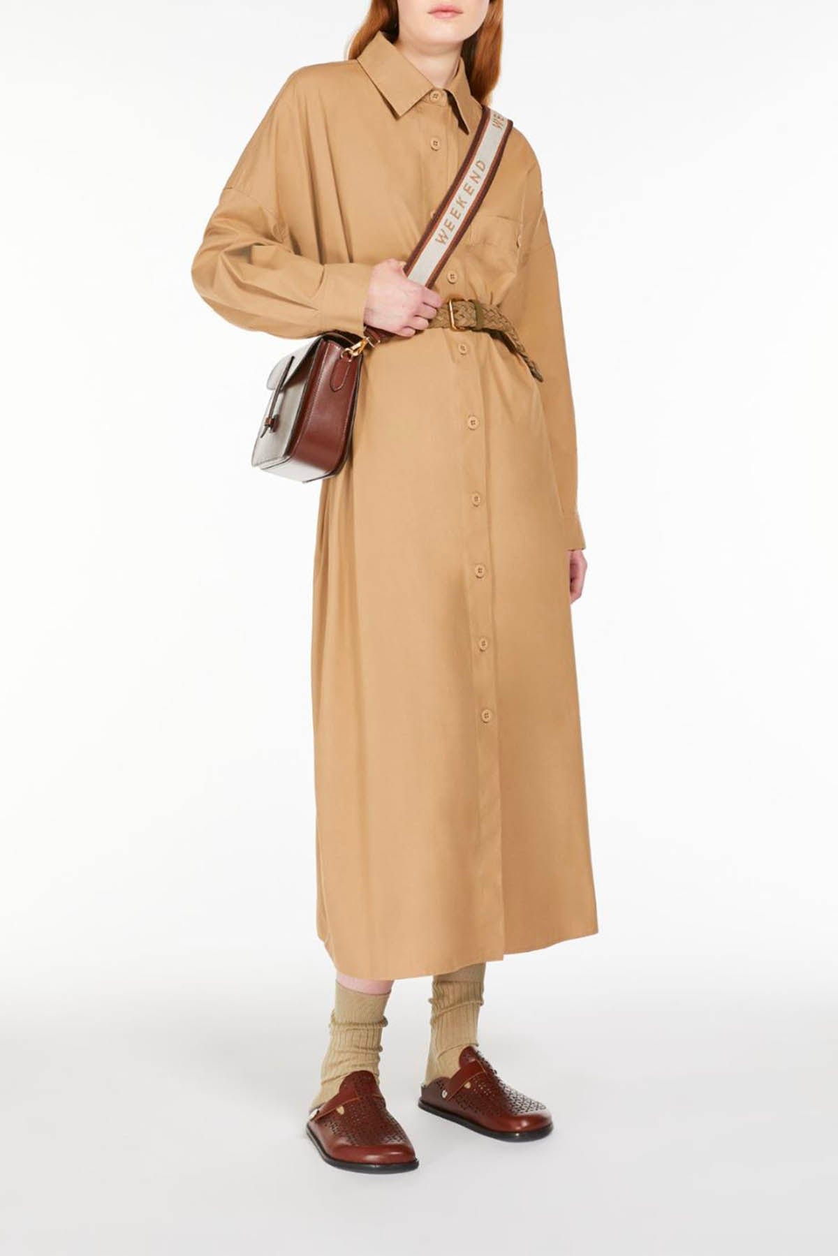 MAXMARA'S BRANDS ABITO  BEIGE / 2XS Vestito in Cotone Beige Donna Weekend Max Mara Siberia