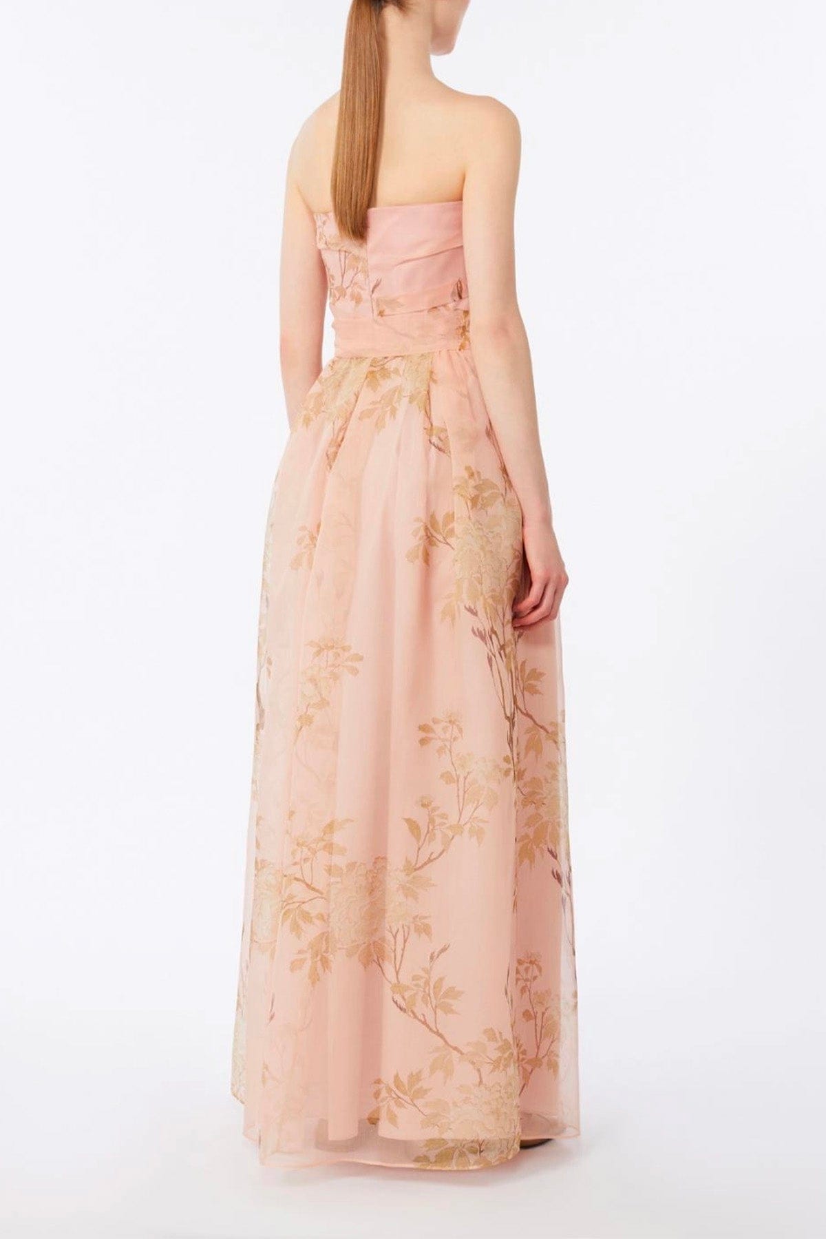 MAXMARA'S BRANDS ABITO  Vestito in organza rosa Max Mara Studio Elegante Msedominio