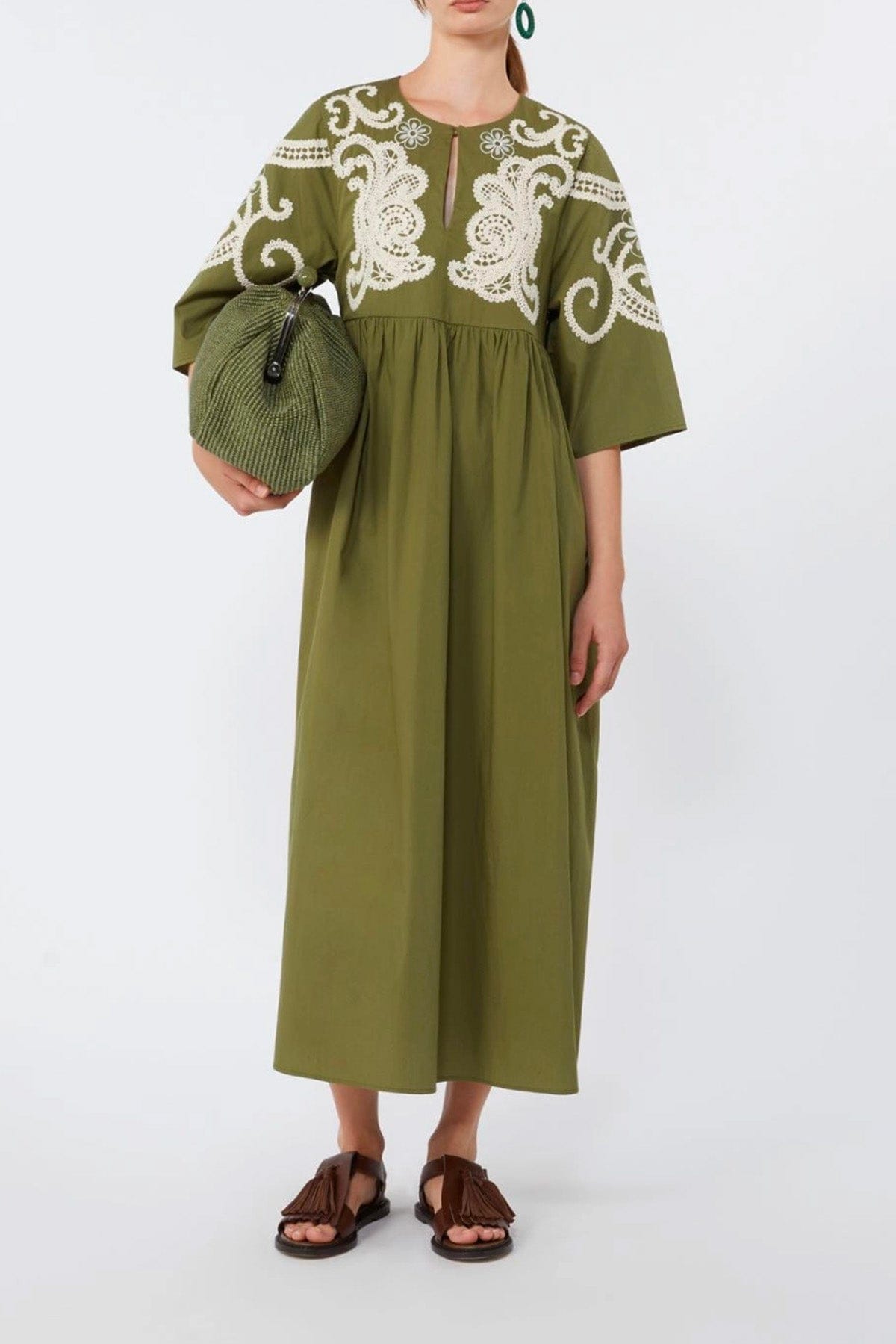 MAXMARA'S BRANDS ABITO  Vestito lungo ricamato Weekend Max Mara Wkdtilde