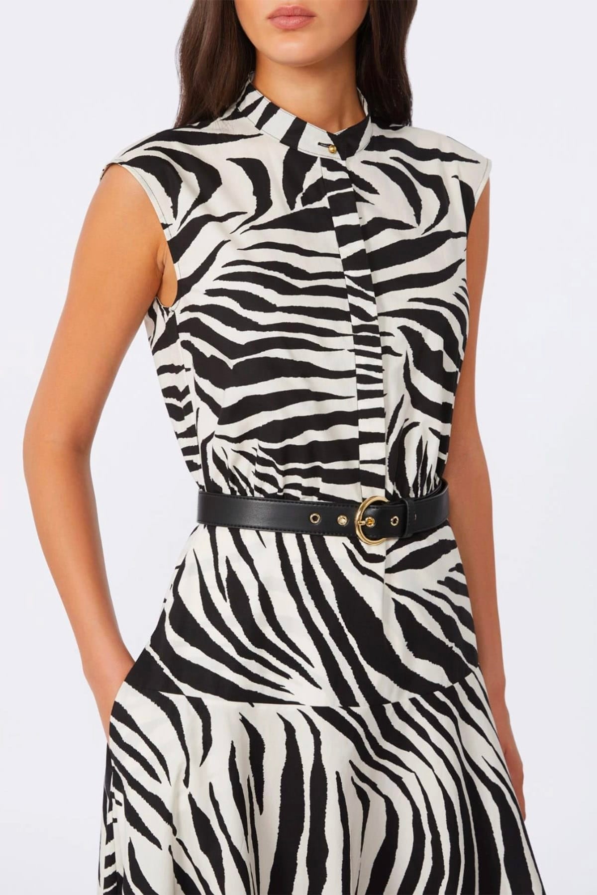 MAXMARA'S BRANDS ABITO  Vestito lungo zebrato donna Max Mara Studio Mstwest