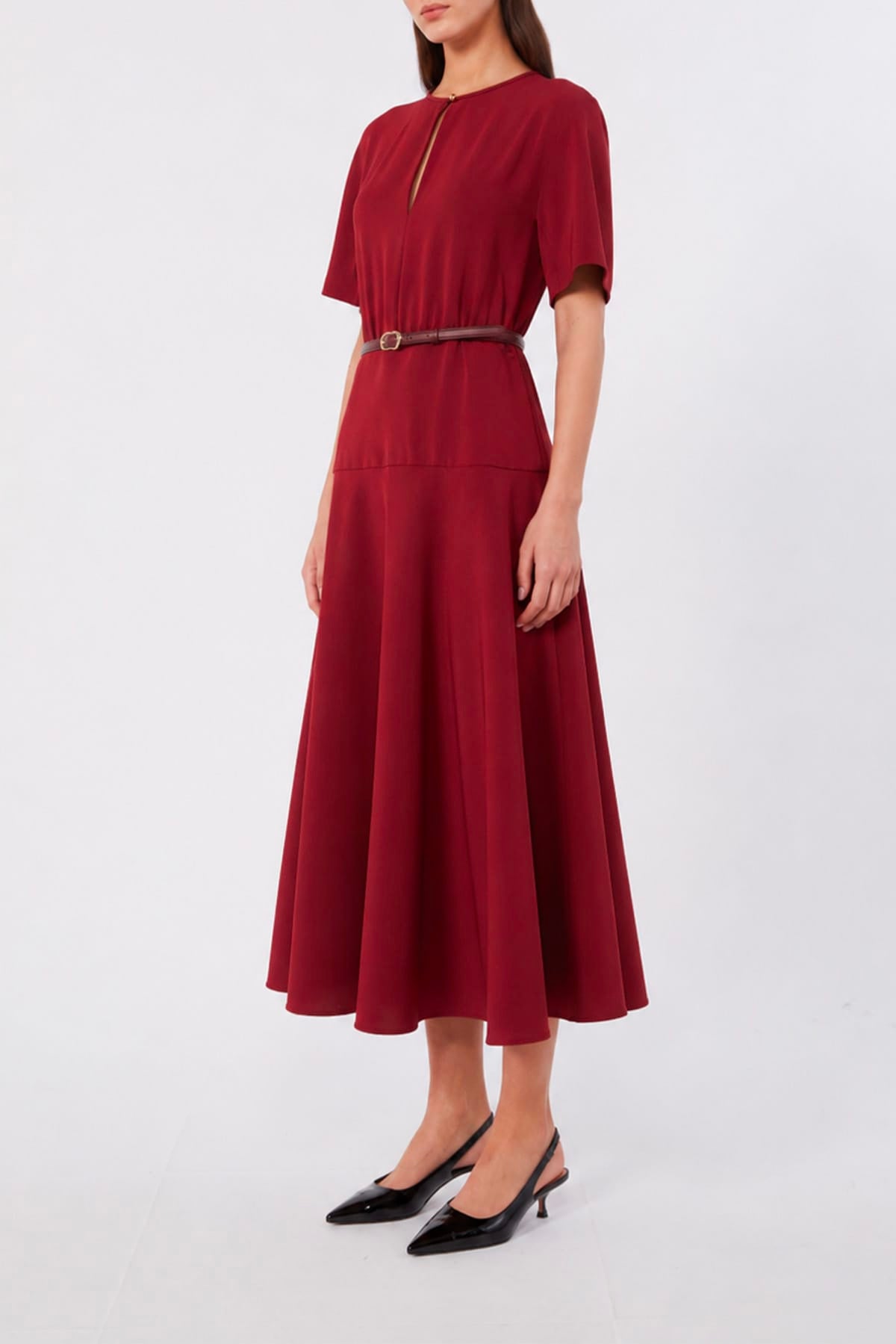 MAXMARA'S BRANDS ABITO  Vestito rosso lungo donna Max Mara Studio Mstzorro