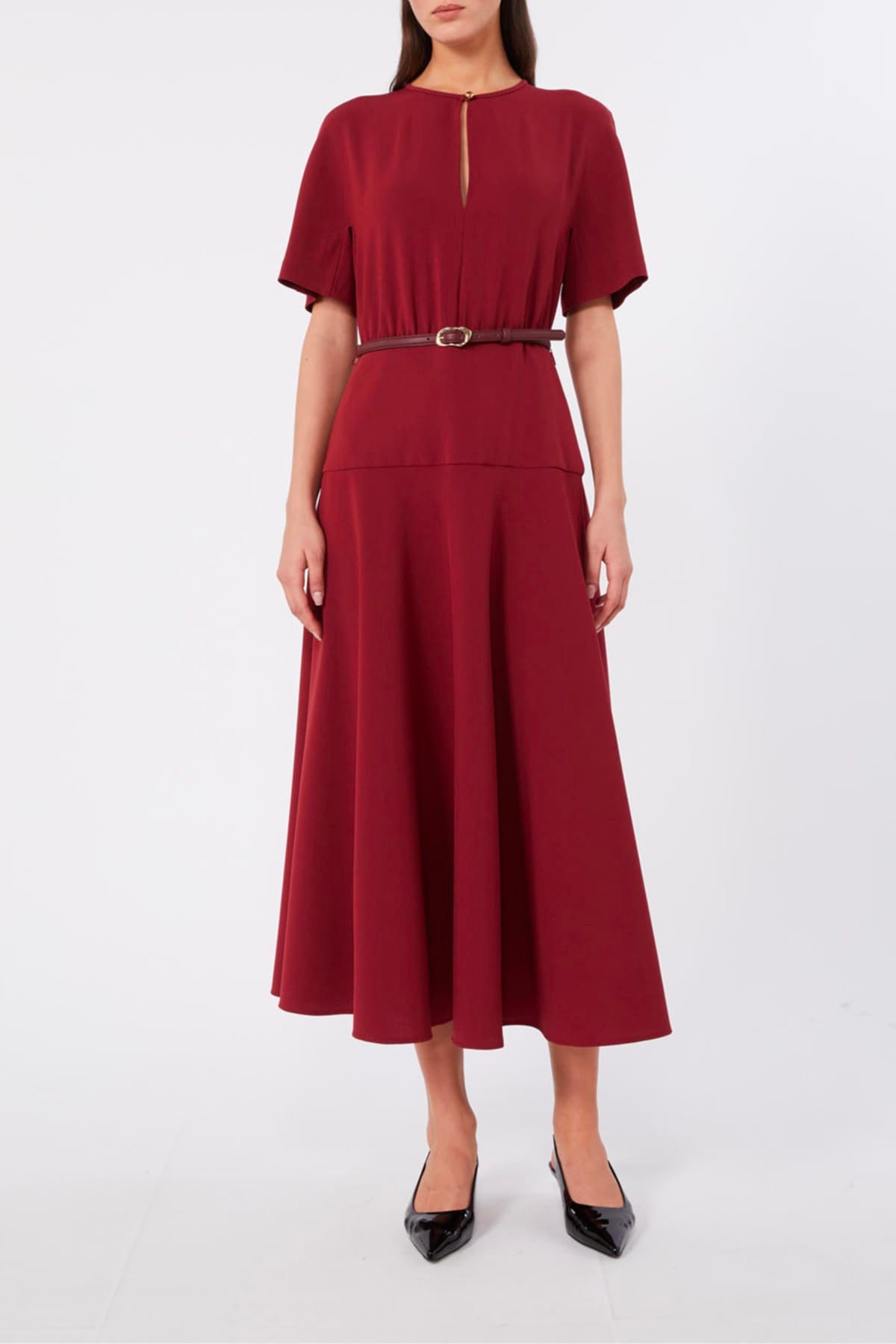 MAXMARA'S BRANDS ABITO  ROSSO RUBINO / 34 Vestito rosso lungo donna Max Mara Studio Mstzorro
