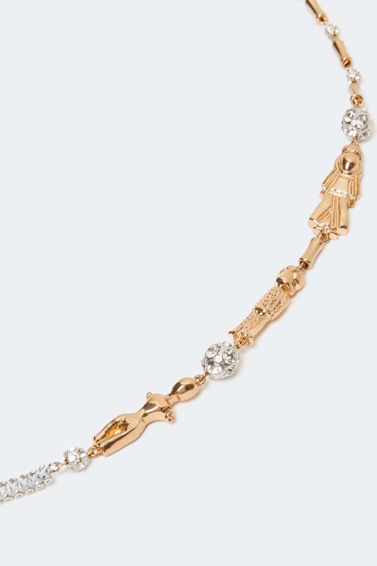 MAXMARA'S BRANDS BIGIOTTERIA  Collana con cristalli Weekend Max Mara Wkaneutro