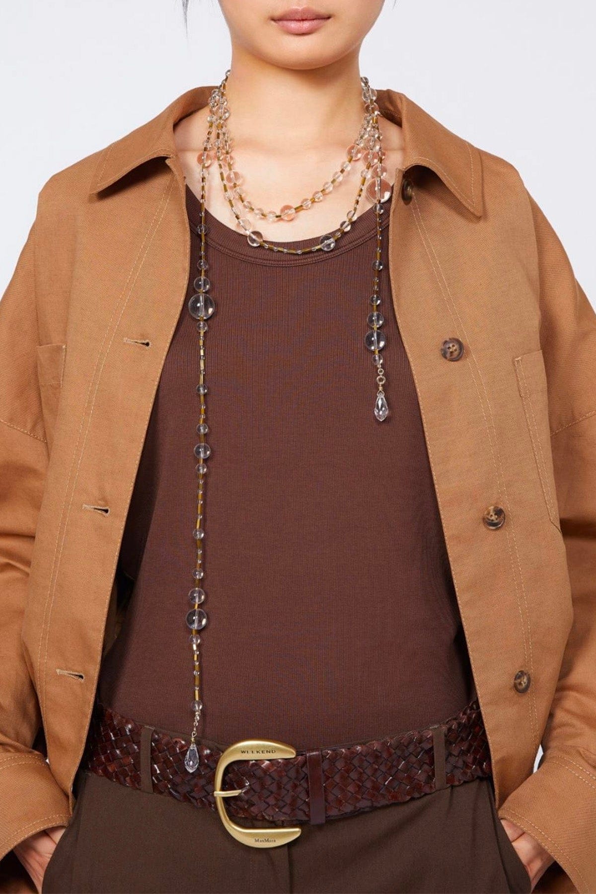MAXMARA'S BRANDS BIGIOTTERIA  DORATA / UNICA Collana donna Weekend Max Mara Wkacerto