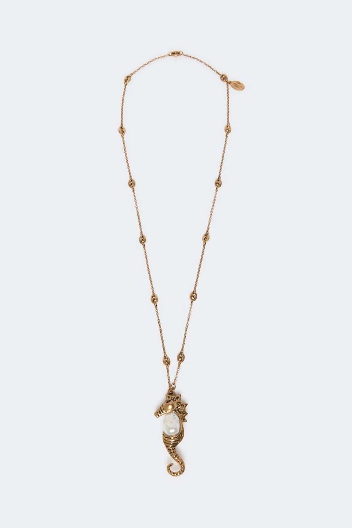 MAXMARA'S BRANDS BIGIOTTERIA  ORO / UNICA Collana cavalluccio marino Weekend Max Mara Wkagiorno