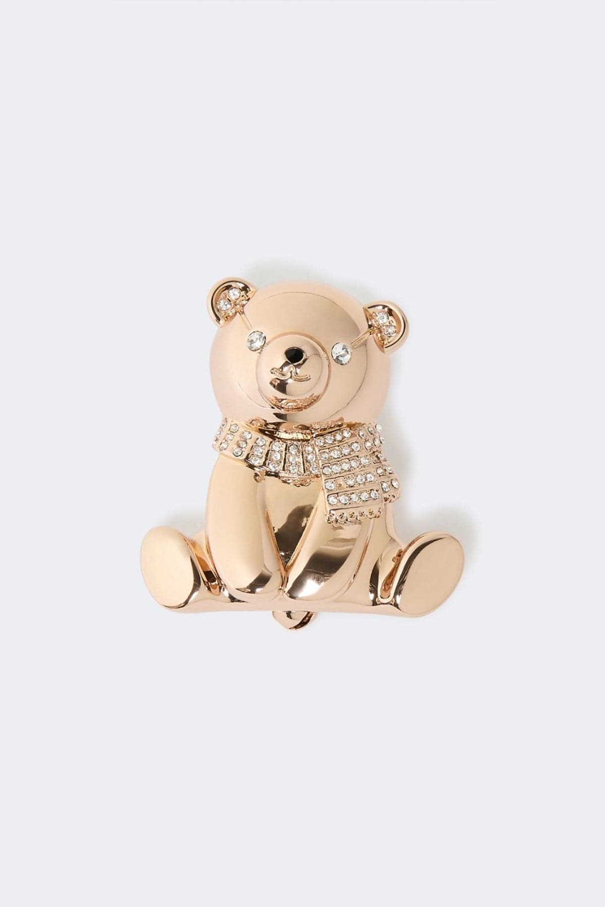 MAXMARA'S BRANDS BIGIOTTERIA  SCIARPA / UNICA Spilla dorata Max Mara con cristalli Shiny