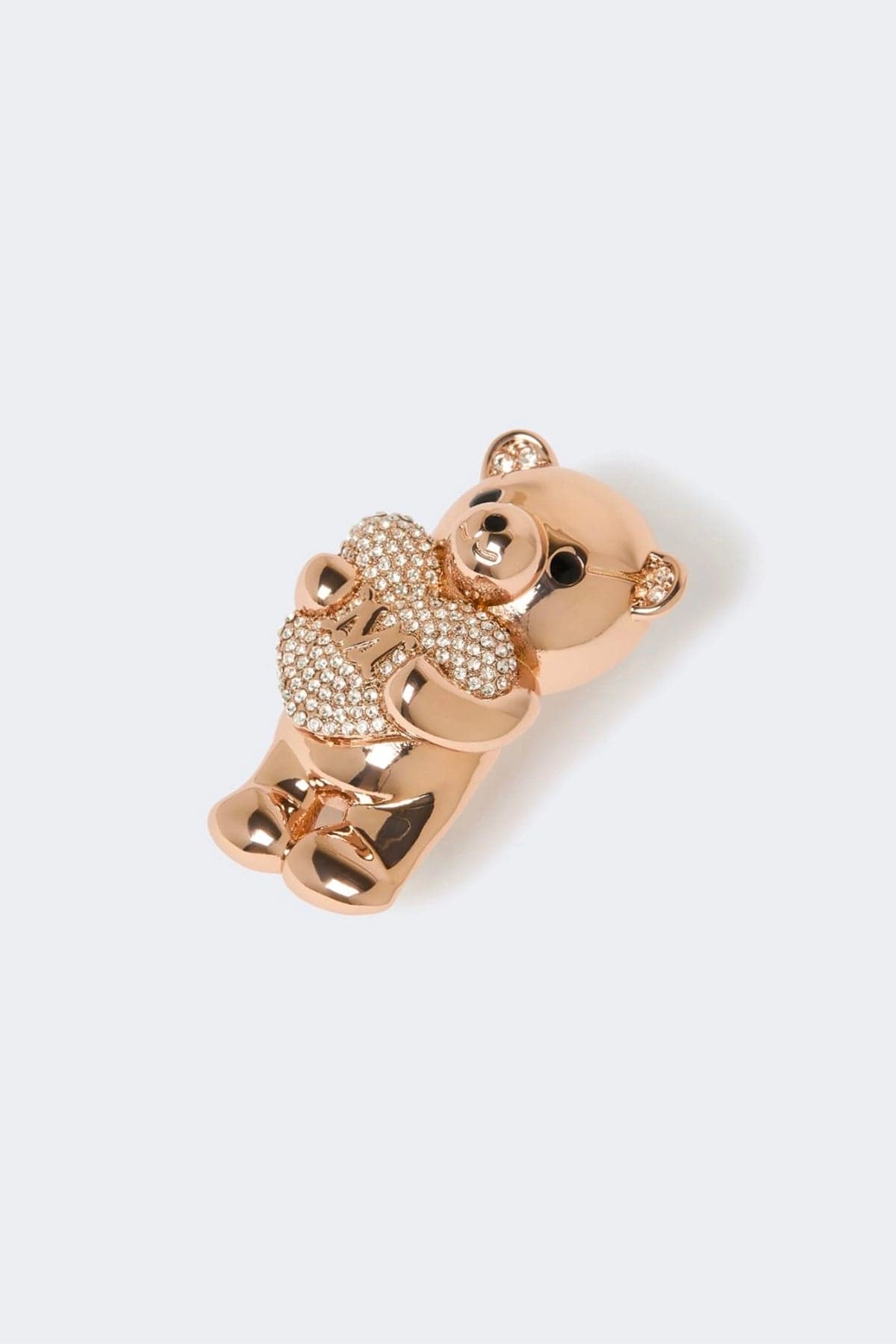 MAXMARA'S BRANDS BIGIOTTERIA  Spilla dorata Max Mara con cristalli Shiny