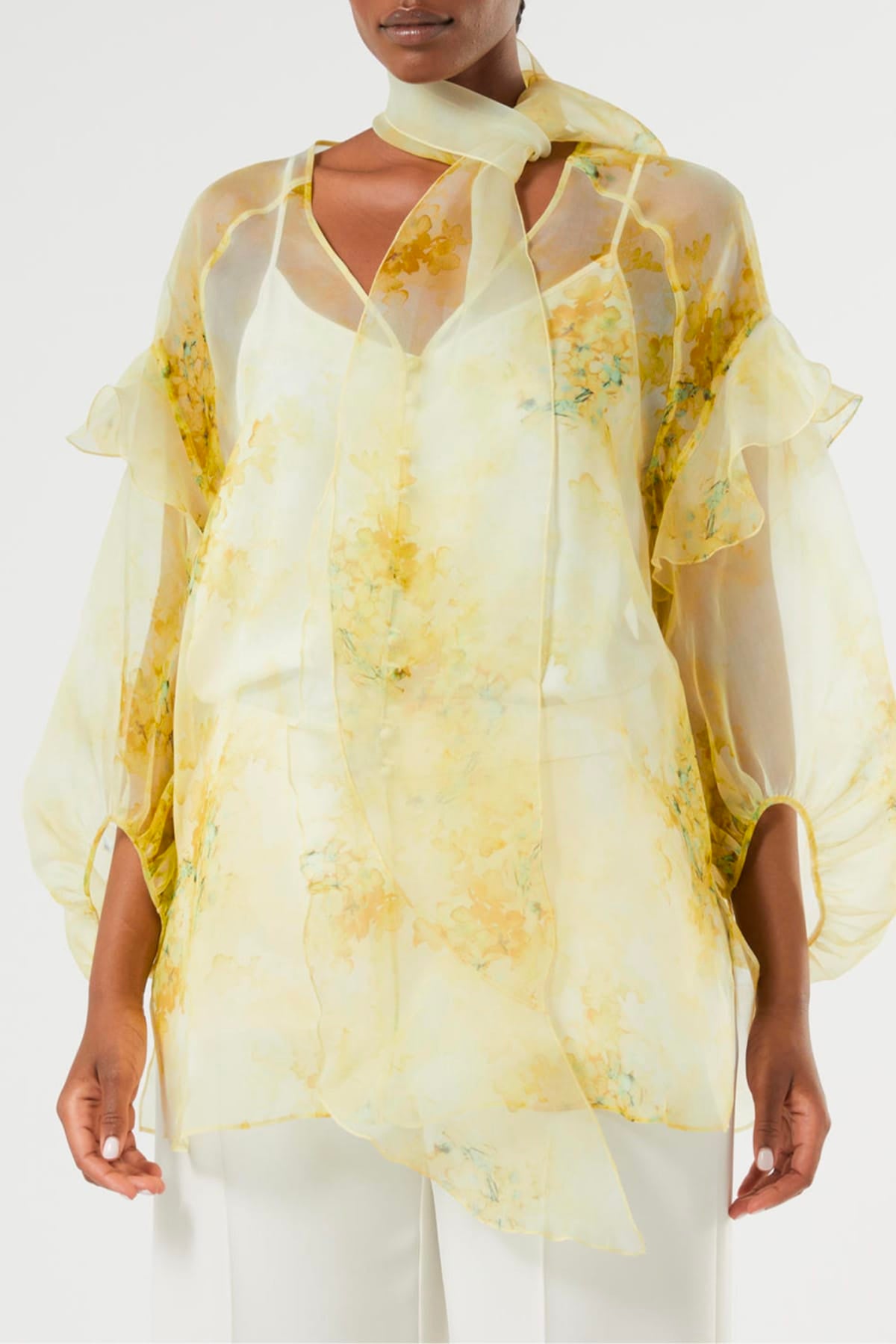 MAXMARA'S BRANDS BLUSA ANANAS / 11 Blusa in seta donna Marina Rinaldi Mrepatroni