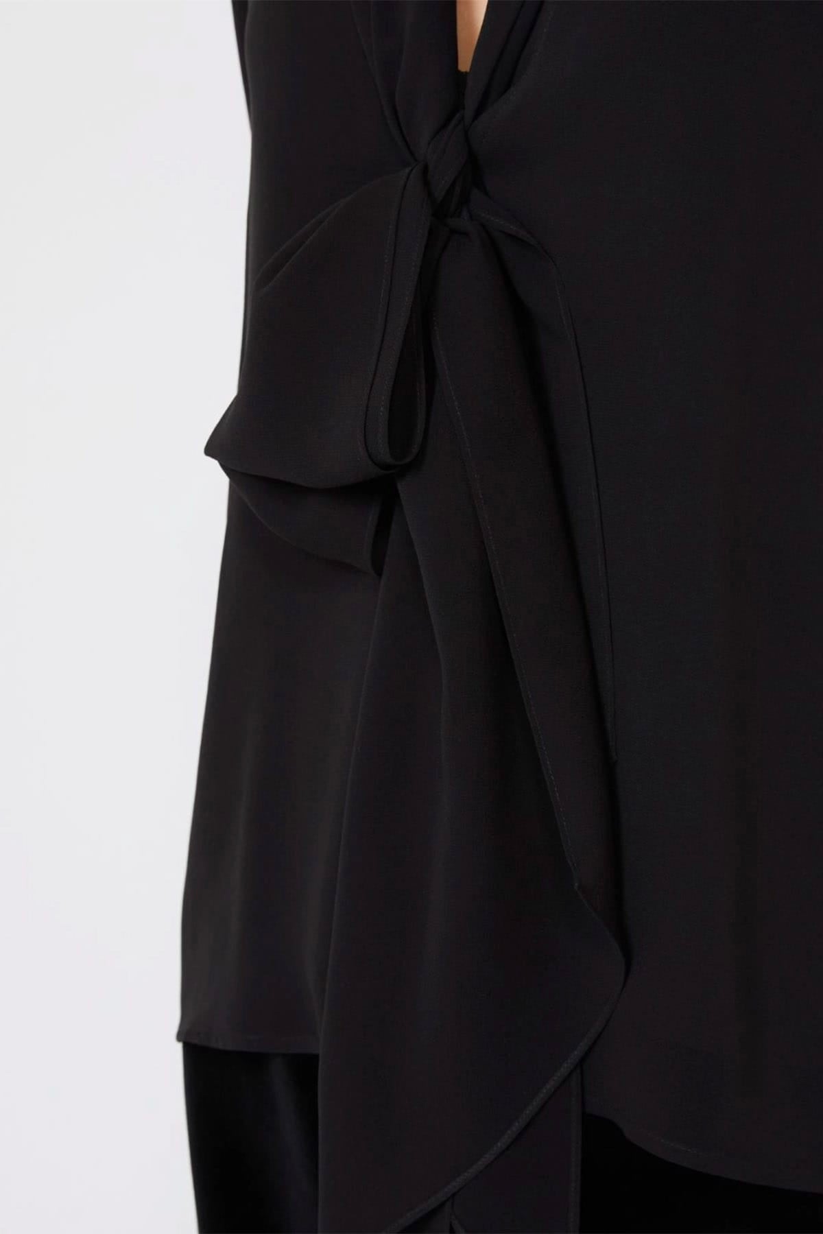 MAXMARA'S BRANDS BLUSA Blusa in seta nera elegante donna Msezattera