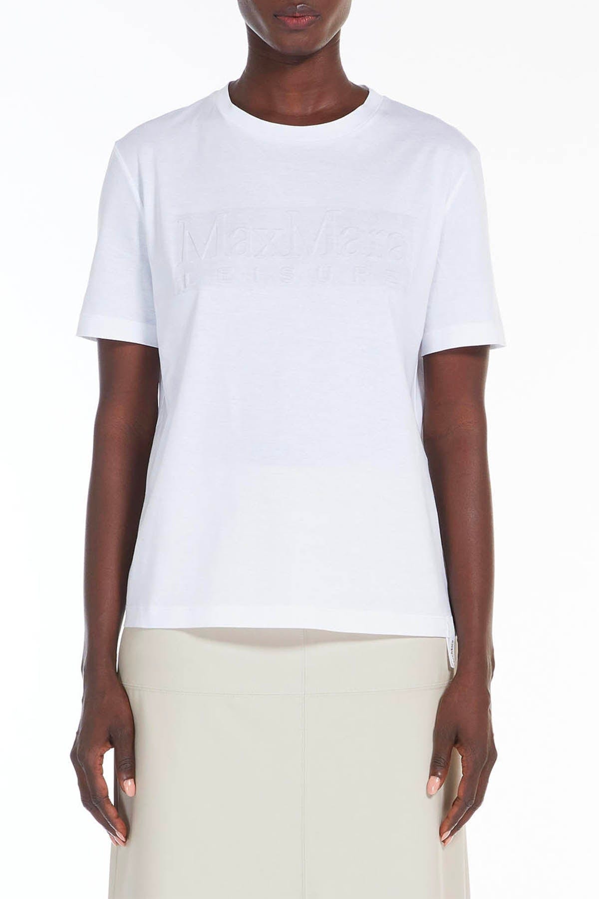 MAXMARA&#39;S BRANDS BODY/ TOP  BIANCO / XXS Blusa in Maglia Max Mara Leisure Paggio