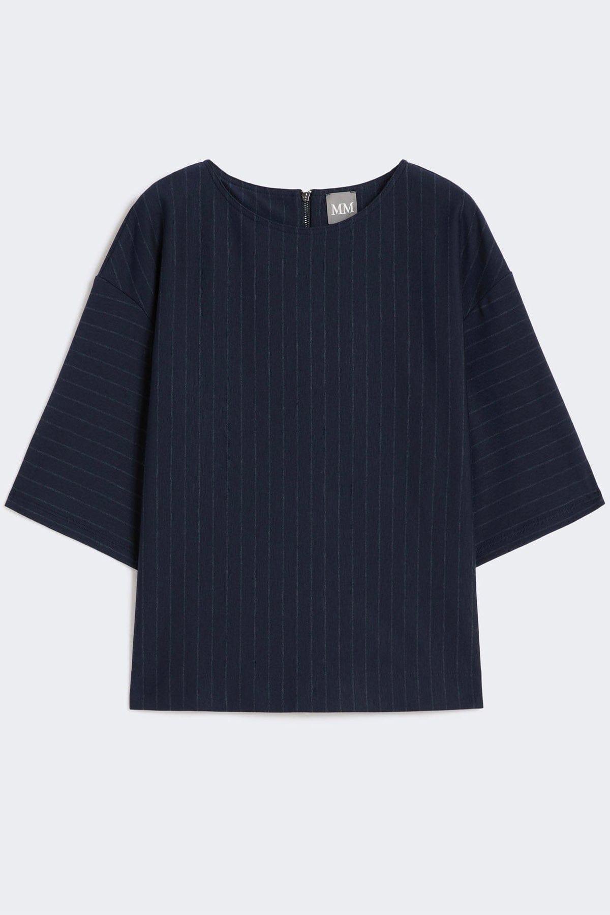 MAXMARA'S BRANDS BODY/ TOP  BLU GESSATO / XXS Blusa blu gessata Max Mara MM Kaya