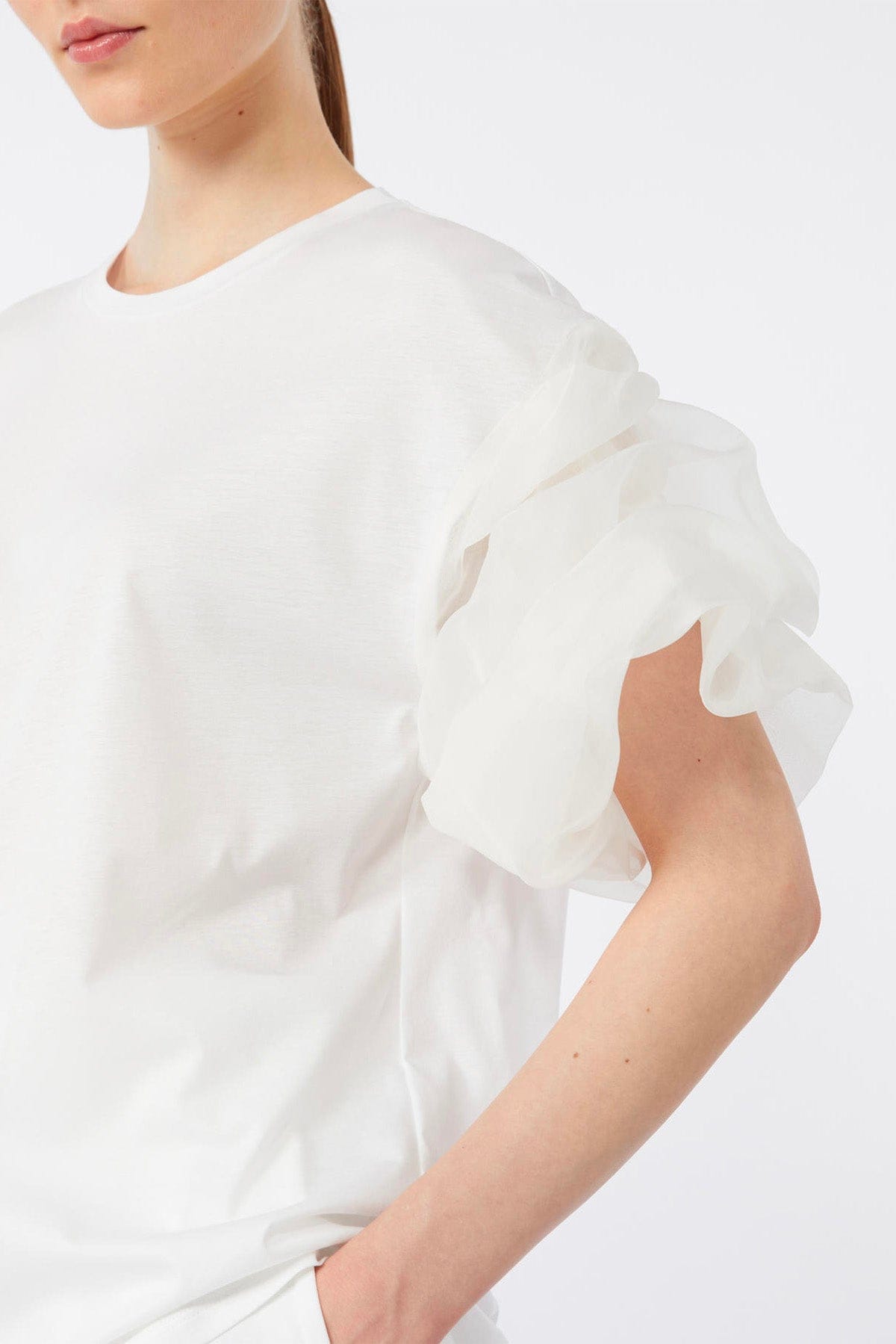 MAXMARA'S BRANDS BODY/ TOP  Blusa con rouches Max Mara Studio Elegamte Msedritto