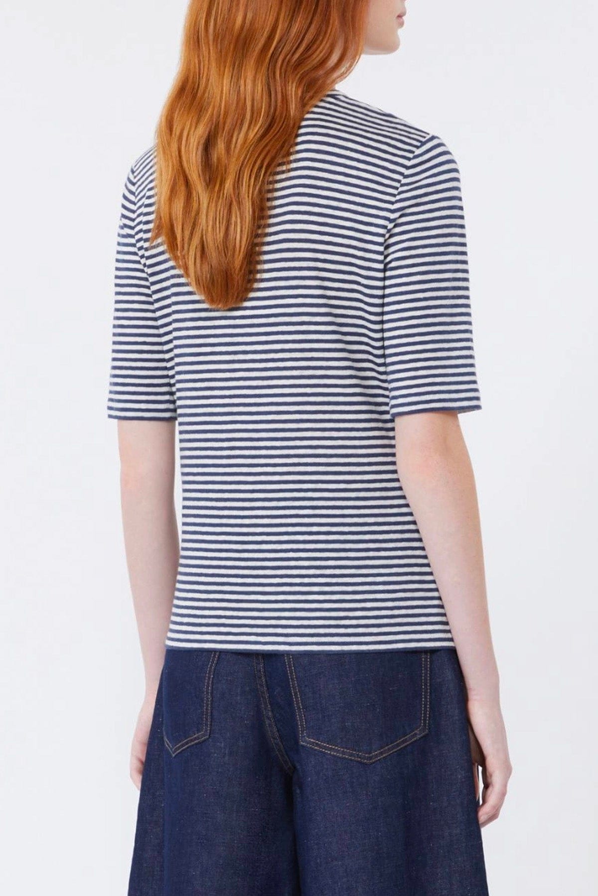 MAXMARA'S BRANDS BODY/ TOP  Blusa in lino rigata Weekend Max Mara Wkdopzione