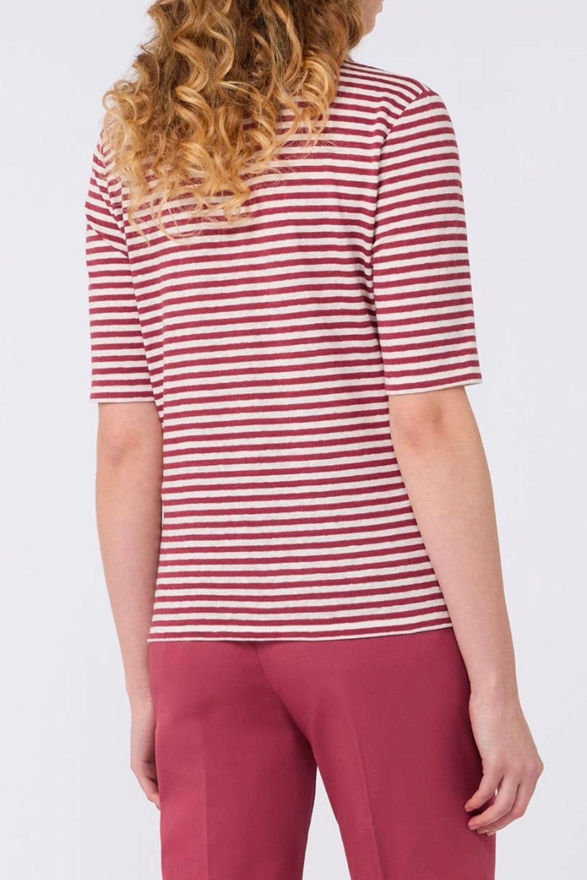 MAXMARA'S BRANDS BODY/ TOP  Blusa in lino rigata Weekend Max Mara Wkdopzione