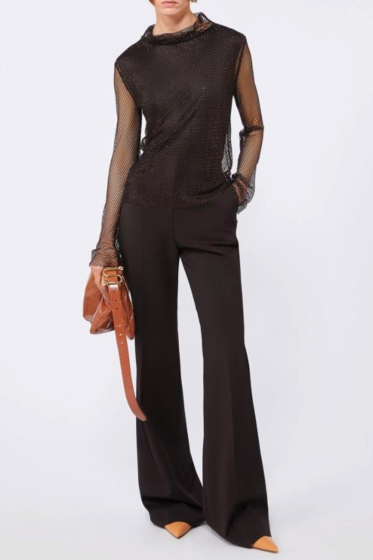 MAXMARA&#39;S BRANDS BODY/ TOP  Blusa in maglia con strass donna Sportmax Gerarda