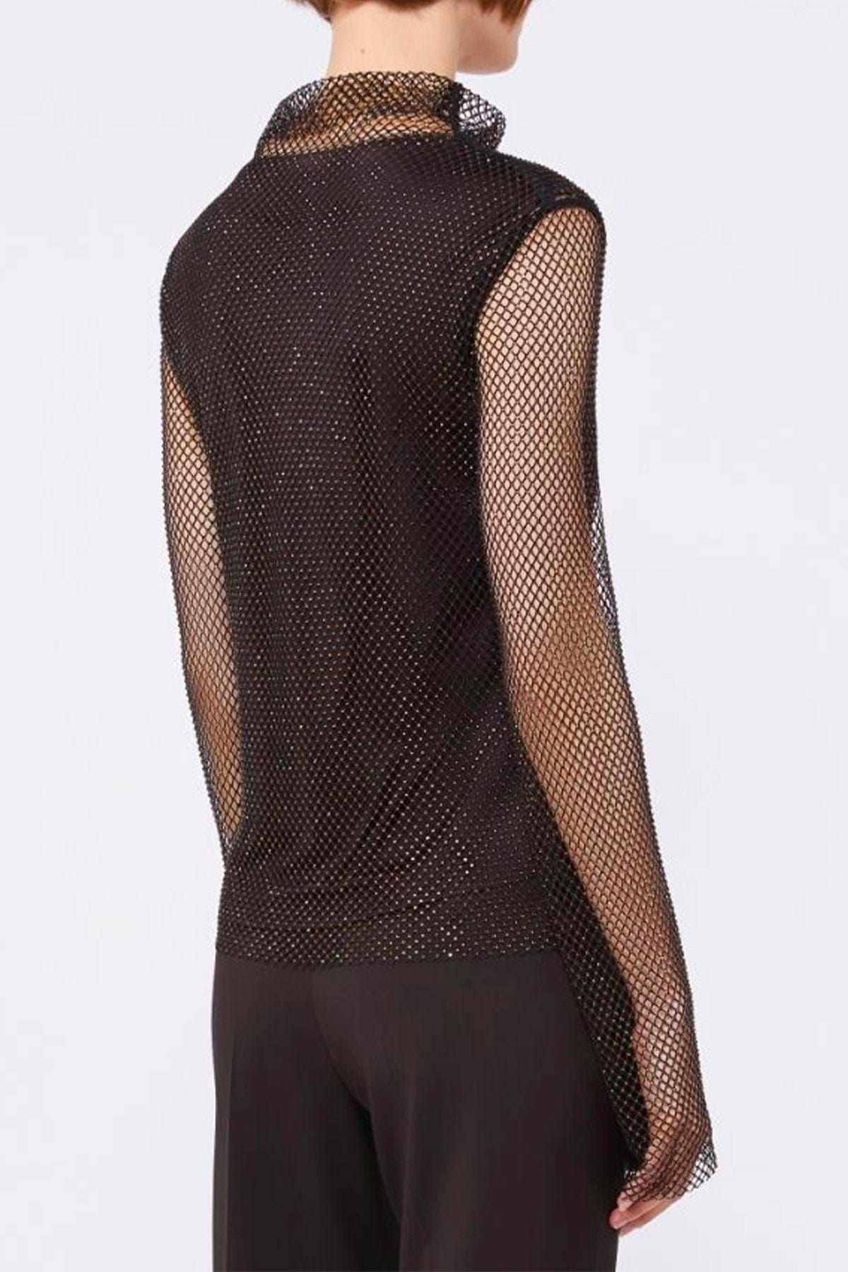 MAXMARA&#39;S BRANDS BODY/ TOP  Blusa in maglia con strass donna Sportmax Gerarda