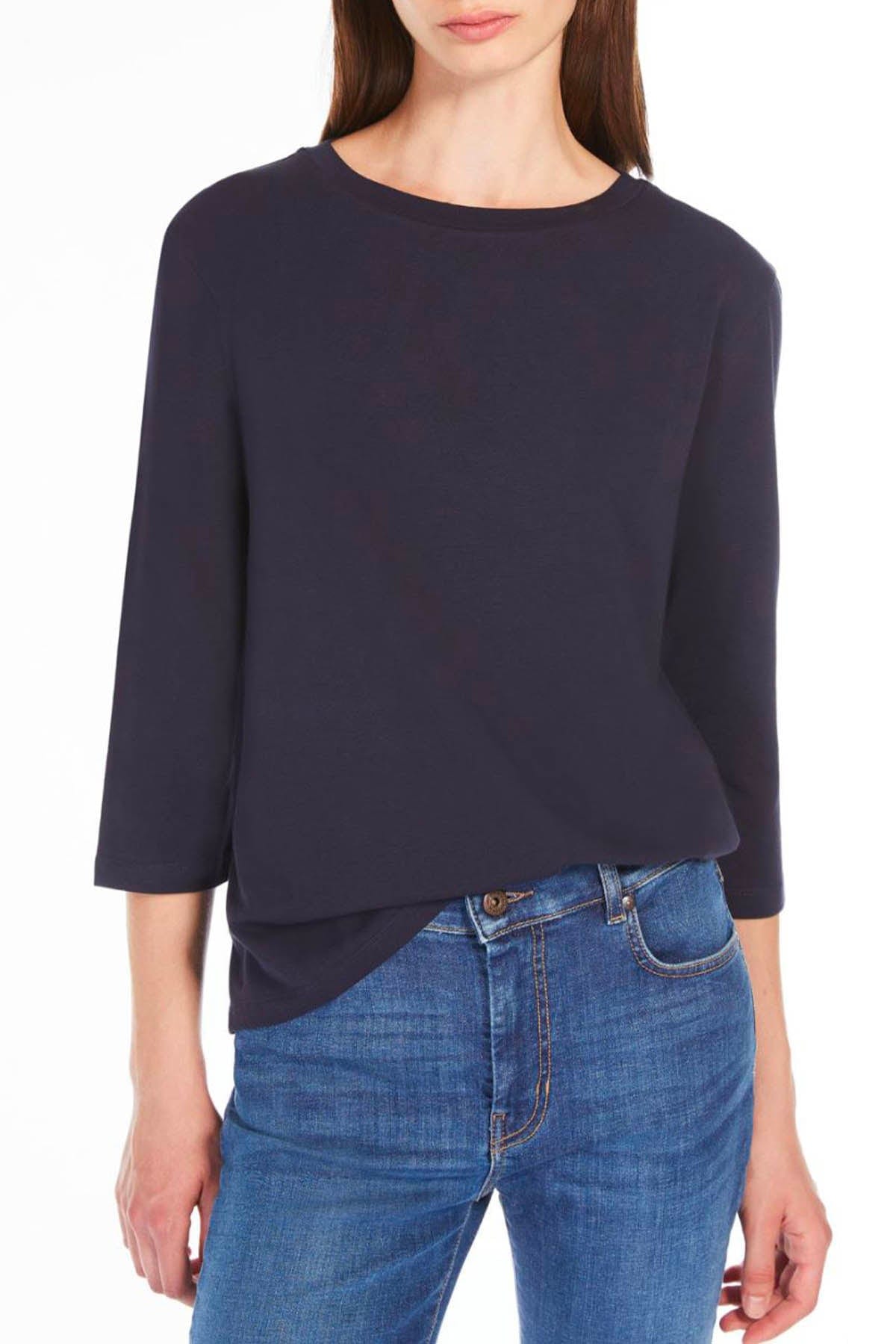 MAXMARA'S BRANDS BODY/ TOP  BLU NAVY / XXS Blusa in Maglia Weekend Max Mara Multia