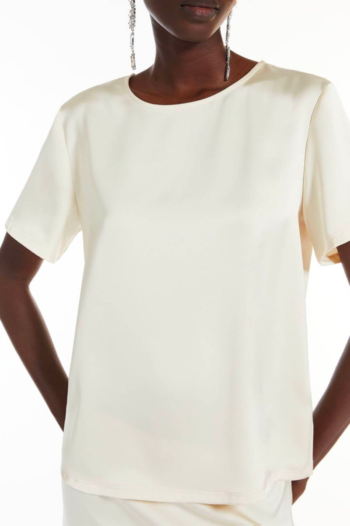 MAXMARA&#39;S BRANDS BODY/ TOP  Blusa in Raso Donna Weekend Max Mara Gilbert