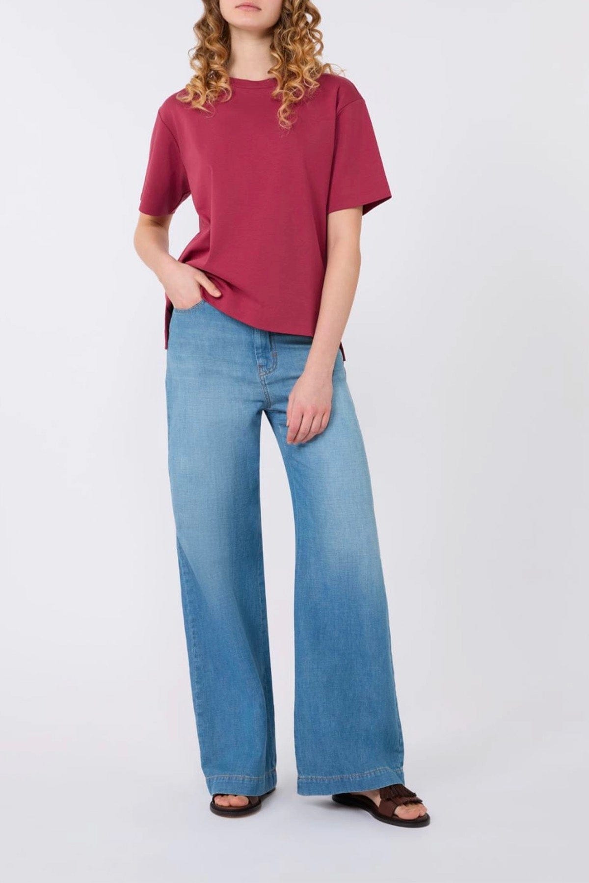 MAXMARA'S BRANDS BODY/ TOP  T-shirt rosso donna Weekend Max Mara Wkdmultid