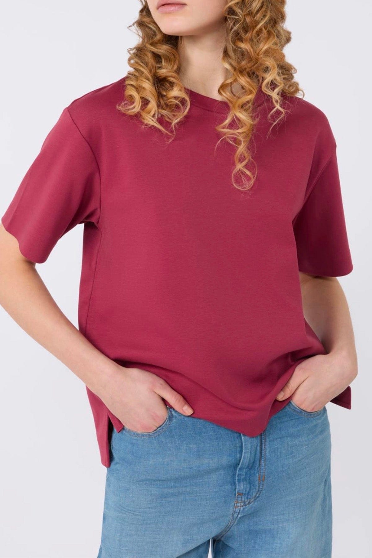 MAXMARA'S BRANDS BODY/ TOP  ROSSO CILIEGIA / XXS T-shirt rosso donna Weekend Max Mara Wkdmultid