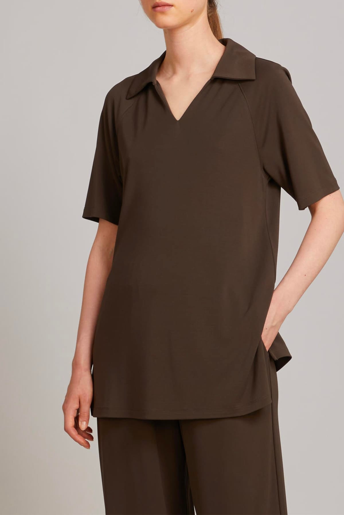 MAXMARA'S BRANDS BODY/ TOP  TESTA DI MORO / XXS Blusa in maglia donna Max Mara MM Mmlzannata