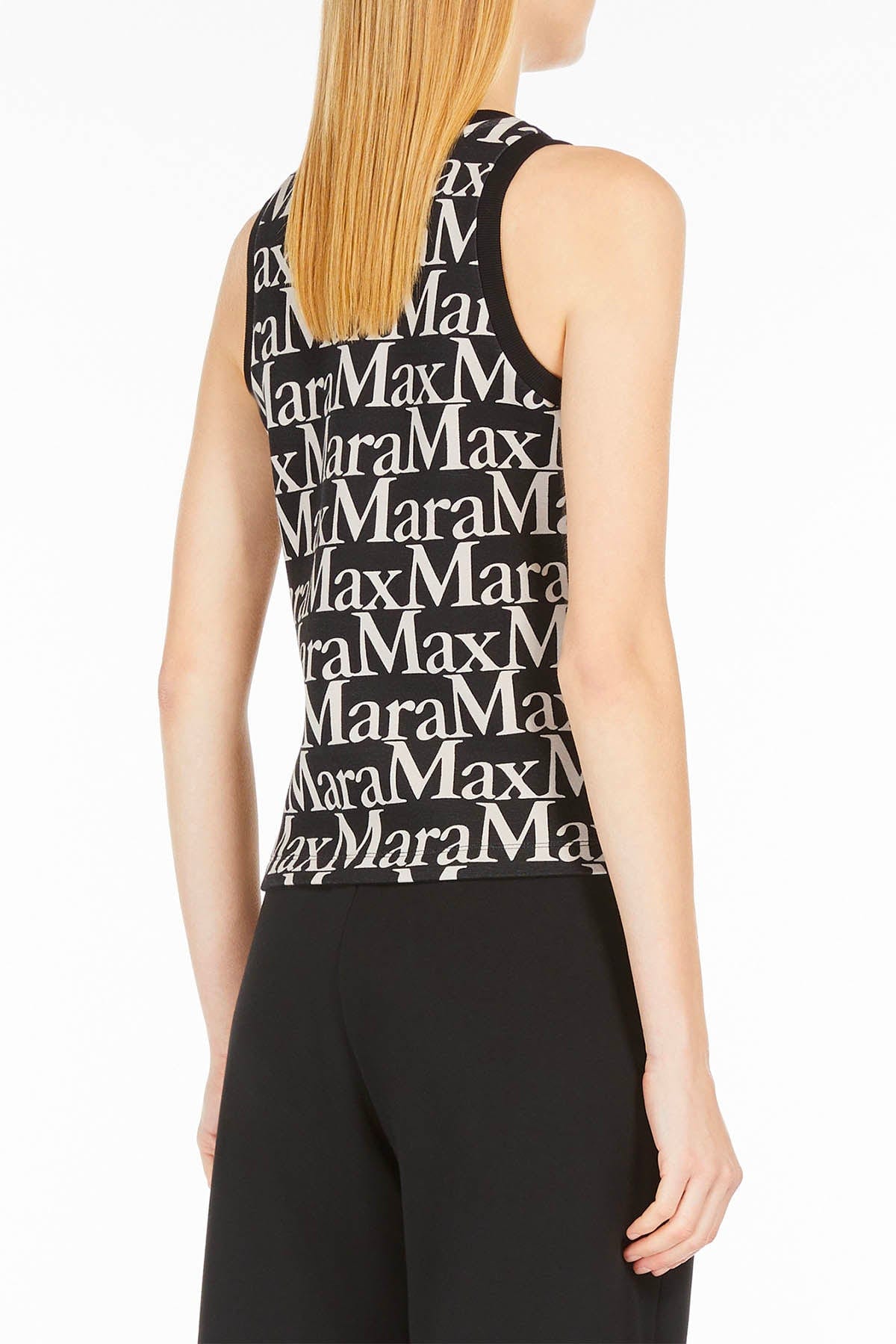 MAXMARA'S BRANDS BODY/ TOP  NERO / ECRU / XXS Top Donna 'S Max Mara Ufo