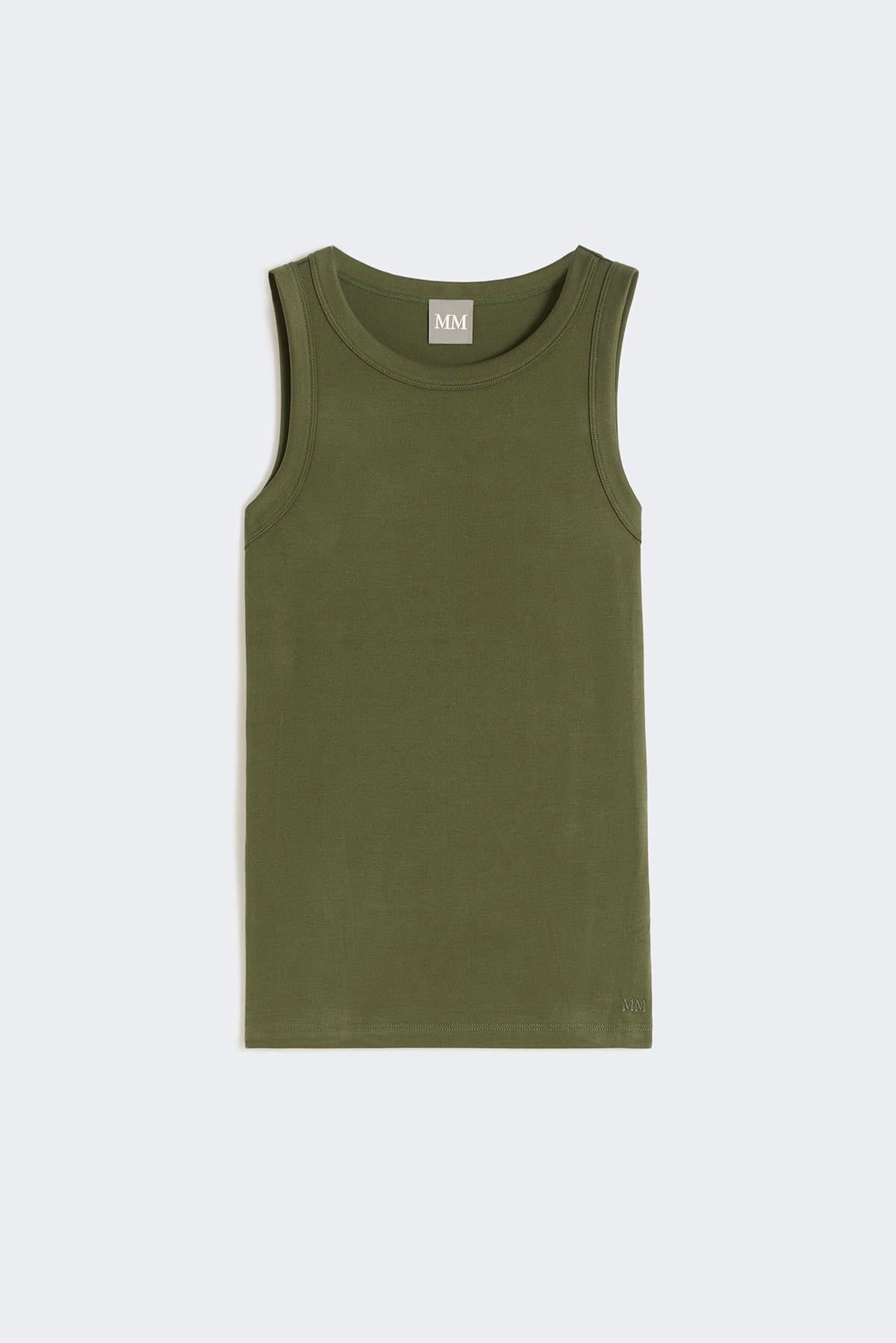 MAXMARA'S BRANDS BODY/ TOP  VERDE MUSCHIO / XXS Canotta donna Max Mara MM Mmlseta
