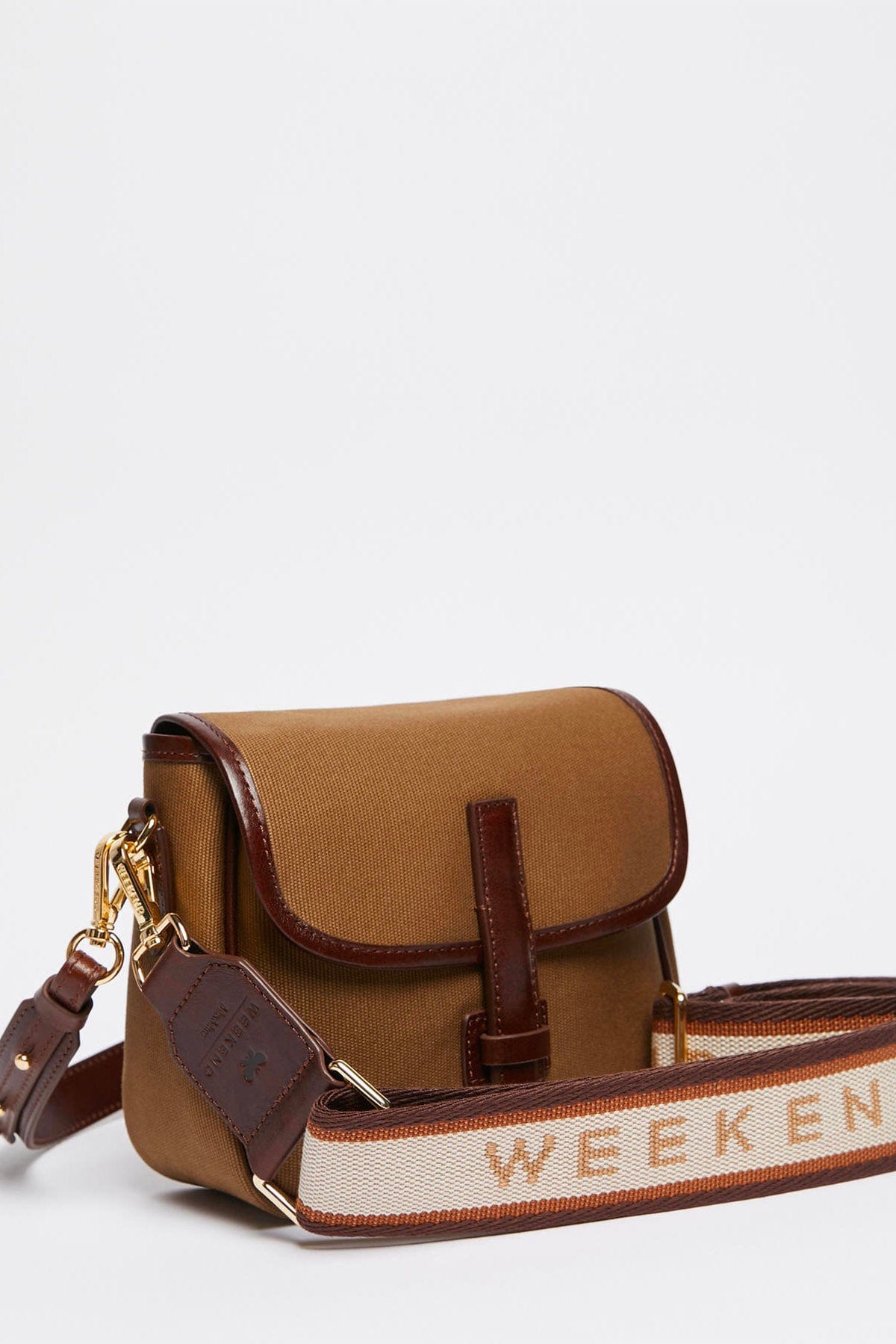 MAXMARA&#39;S BRANDS BORSA  Borsa in cotone cerato bronzo Weekend Max Mara Gap