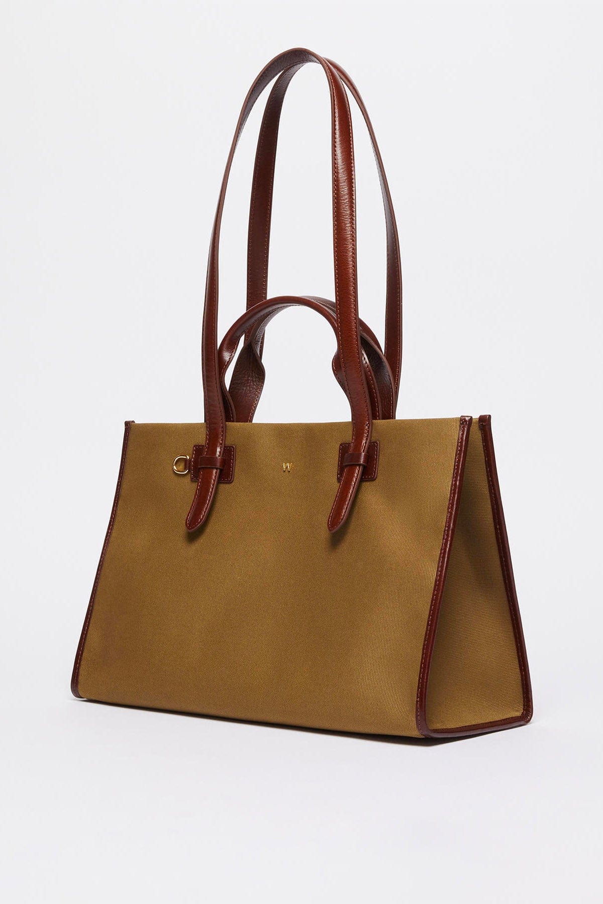 MAXMARA'S BRANDS BORSA  BRONZO / UNICA Borsa in cotone cerato Weekend Max Mara Gianna