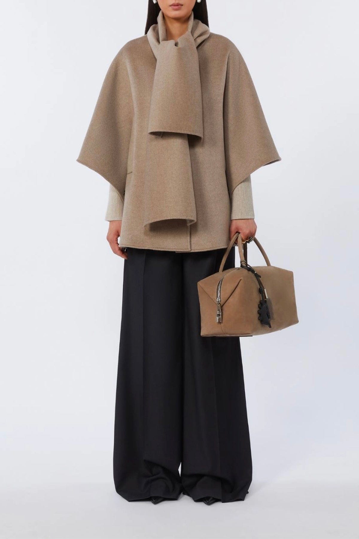 MAXMARA'S BRANDS BORSA  Borsa in nabuk Max Mara MXAHOLDALLLSUE