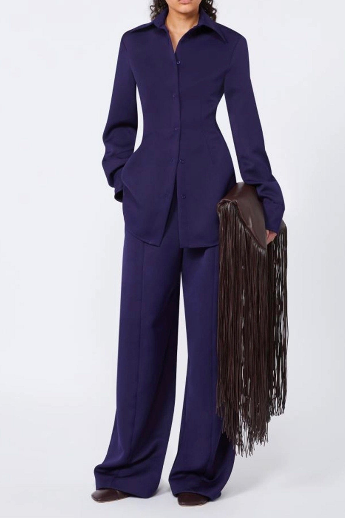 MAXMARA&#39;S BRANDS BORSA  Borsa in vernice donna Sportmax Soffyfringes1234
