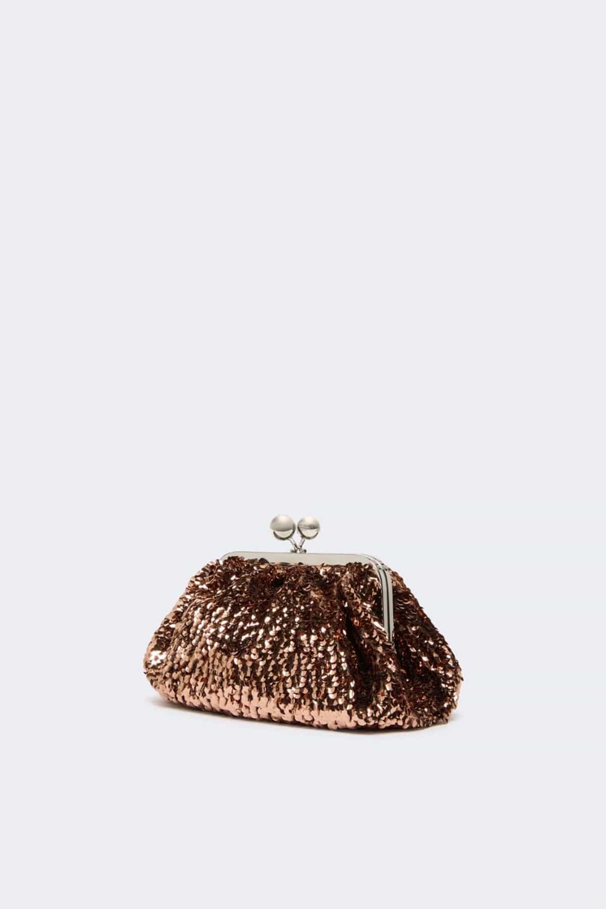 MAXMARA'S BRANDS BORSA  Borsa pasticcino con paillettes all over Wkatarga