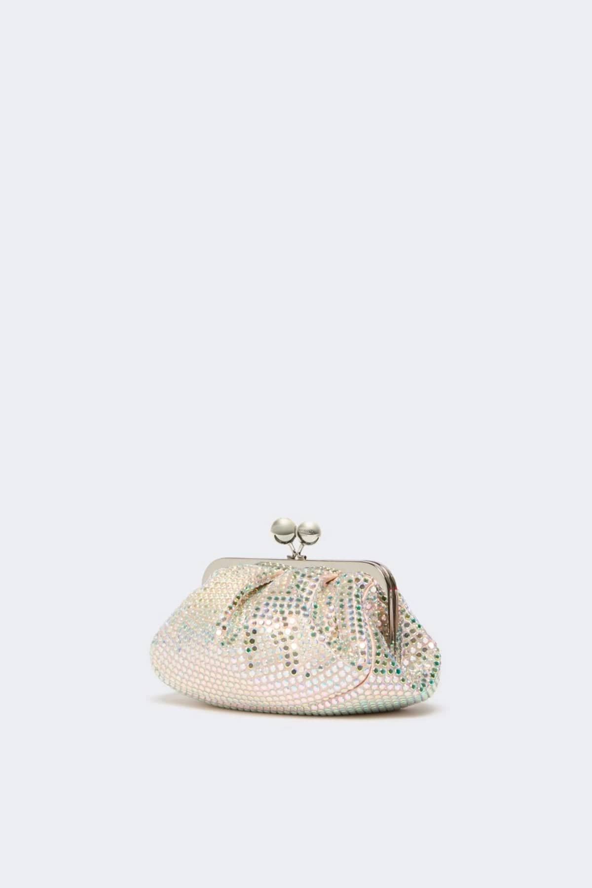 MAXMARA'S BRANDS BORSA  Borsa pasticcino con strass in cristallo Wkalama