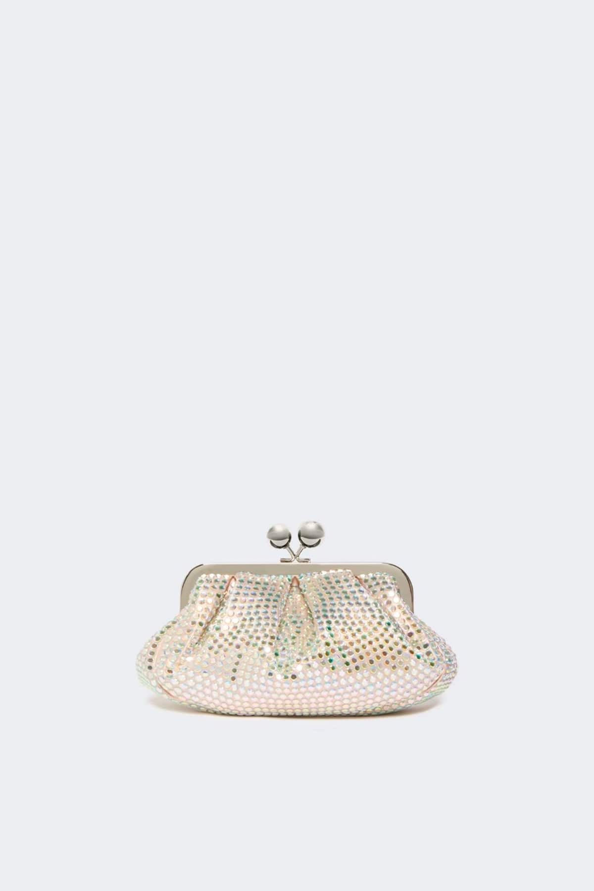 MAXMARA'S BRANDS BORSA  Borsa pasticcino con strass in cristallo Wkalama