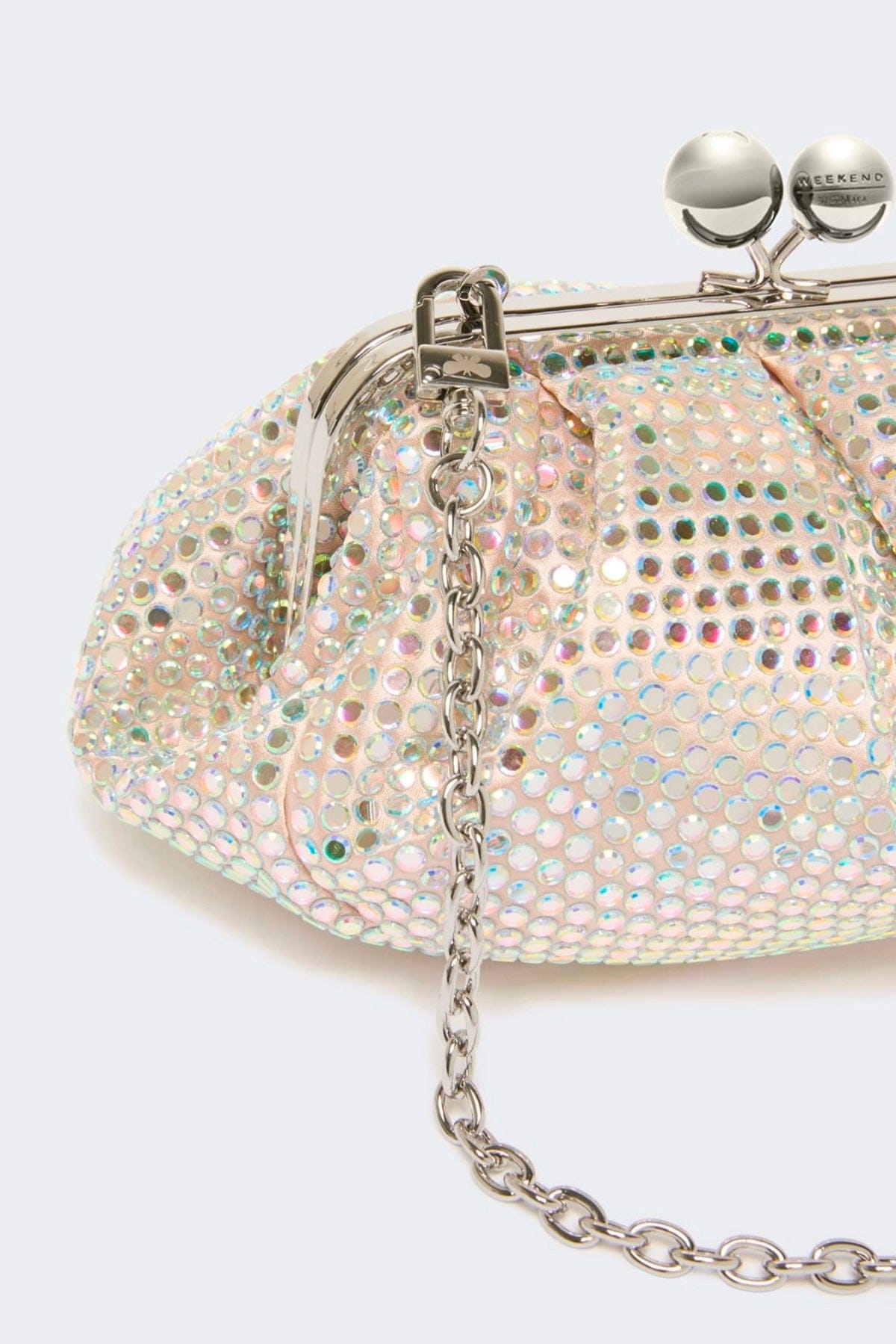 MAXMARA'S BRANDS BORSA  Borsa pasticcino con strass in cristallo Wkalama