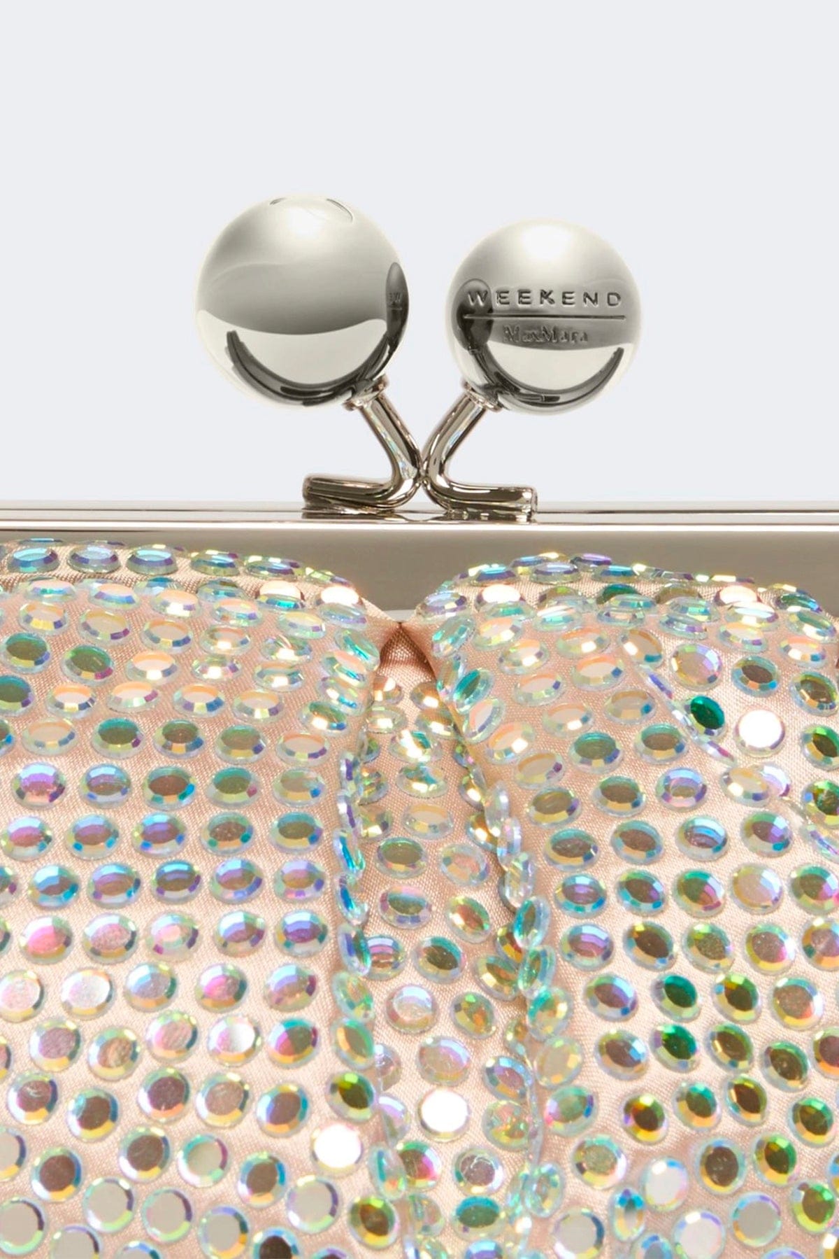 MAXMARA'S BRANDS BORSA  Borsa pasticcino con strass in cristallo Wkalama