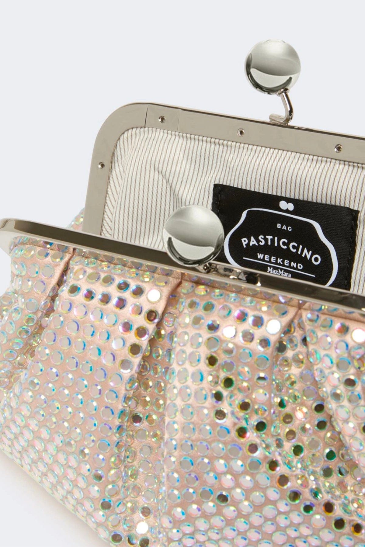 MAXMARA'S BRANDS BORSA  Borsa pasticcino con strass in cristallo Wkalama