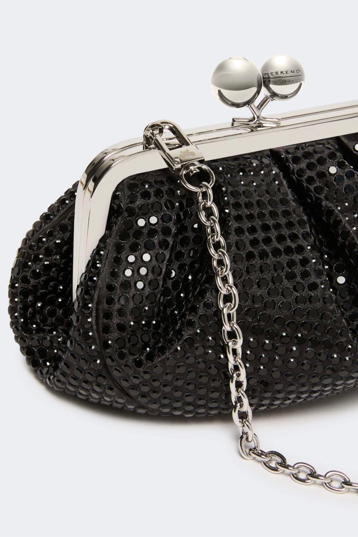 MAXMARA'S BRANDS BORSA  Borsa pasticcino con strass in cristallo Wkalama