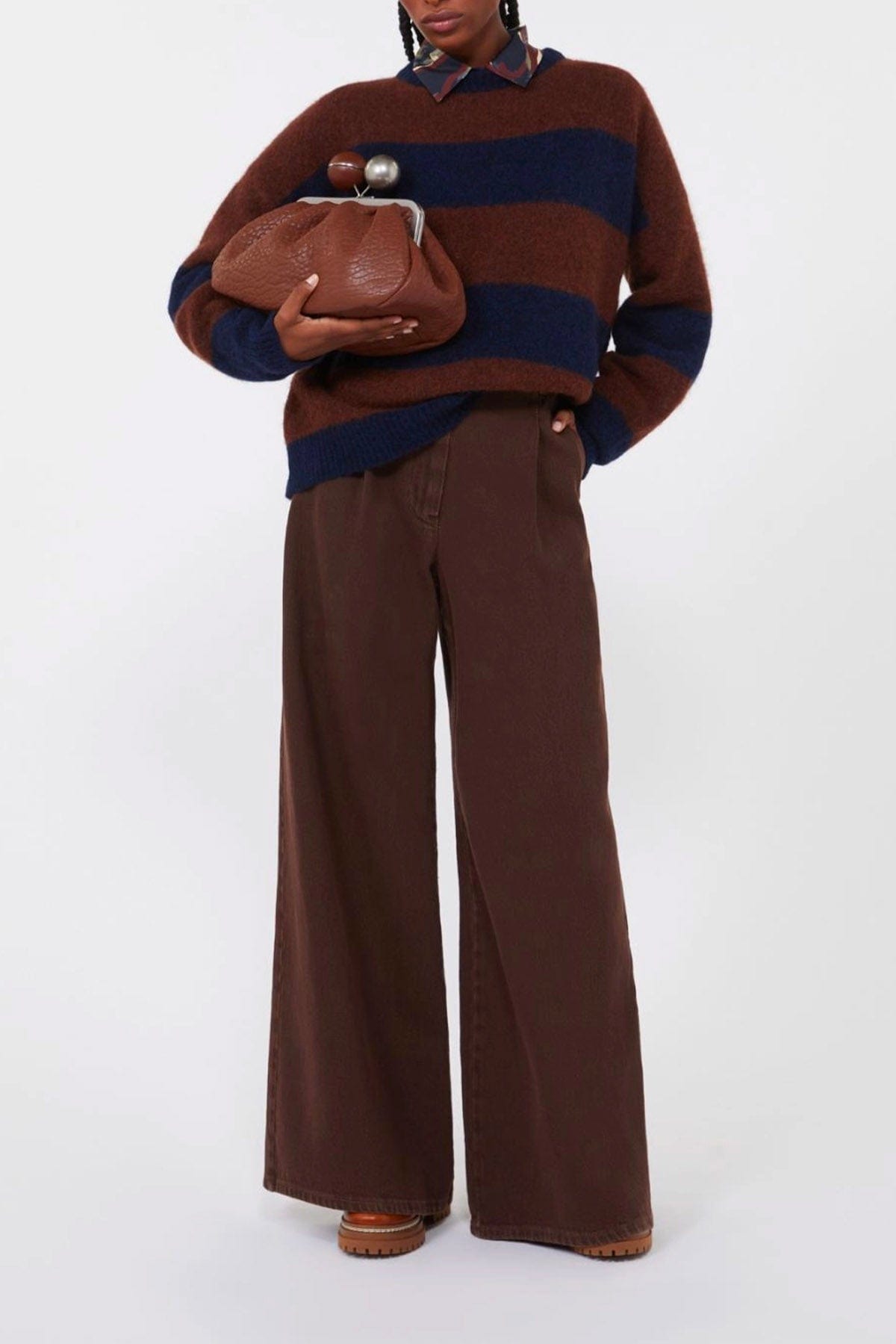 MAXMARA&#39;S BRANDS BORSA  Borsa pasticcino in pelle donna Max Mara Weekend Lecito
