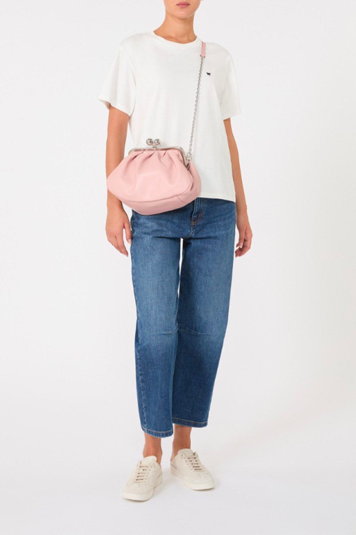 MAXMARA'S BRANDS BORSA  ROSA / UNICA Borsa Pasticcino in pelle media Weekend Max Mara Cubico