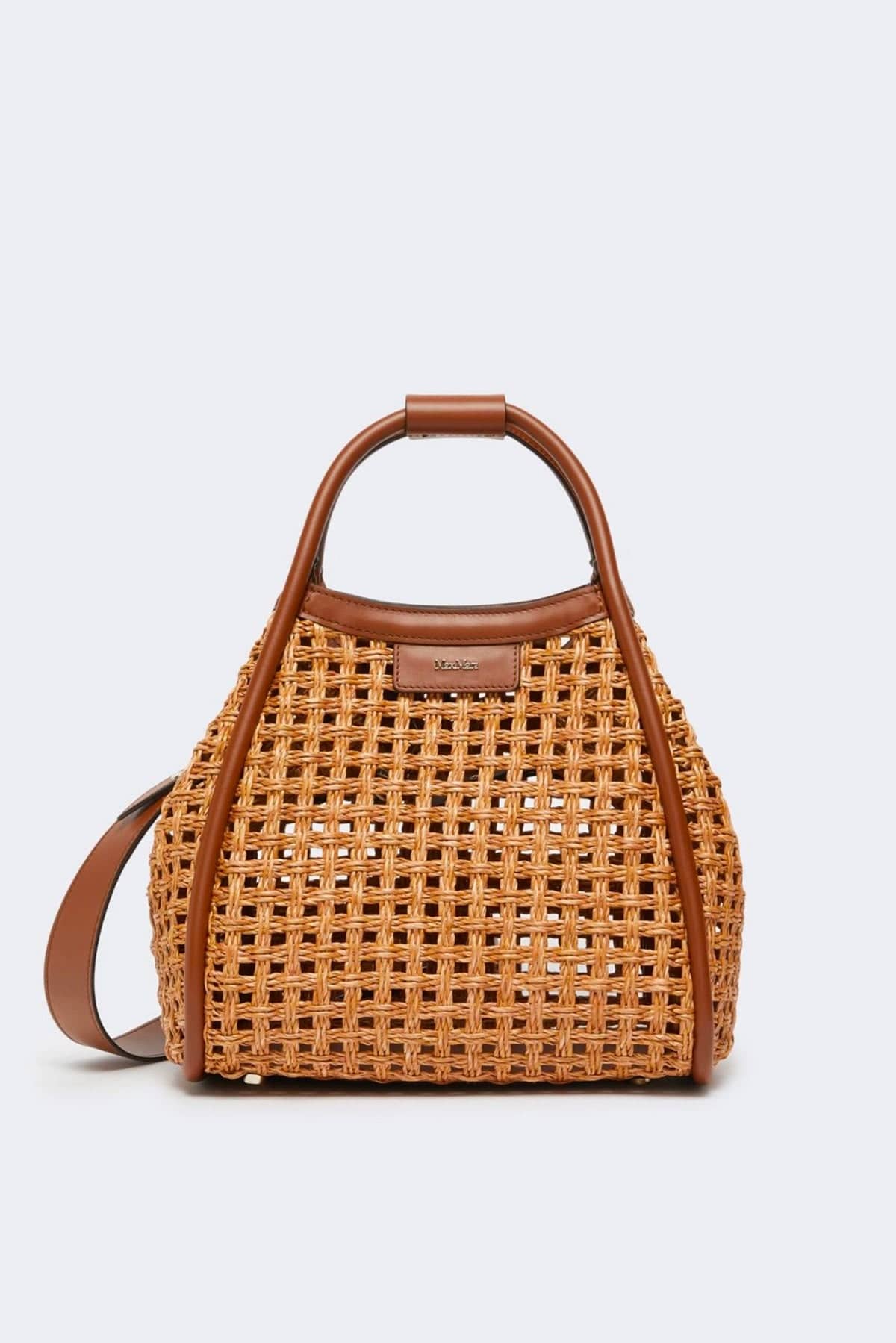 MAXMARA'S BRANDS BORSA  Borsain rafia e cuoio Max Mara Mxamarineces
