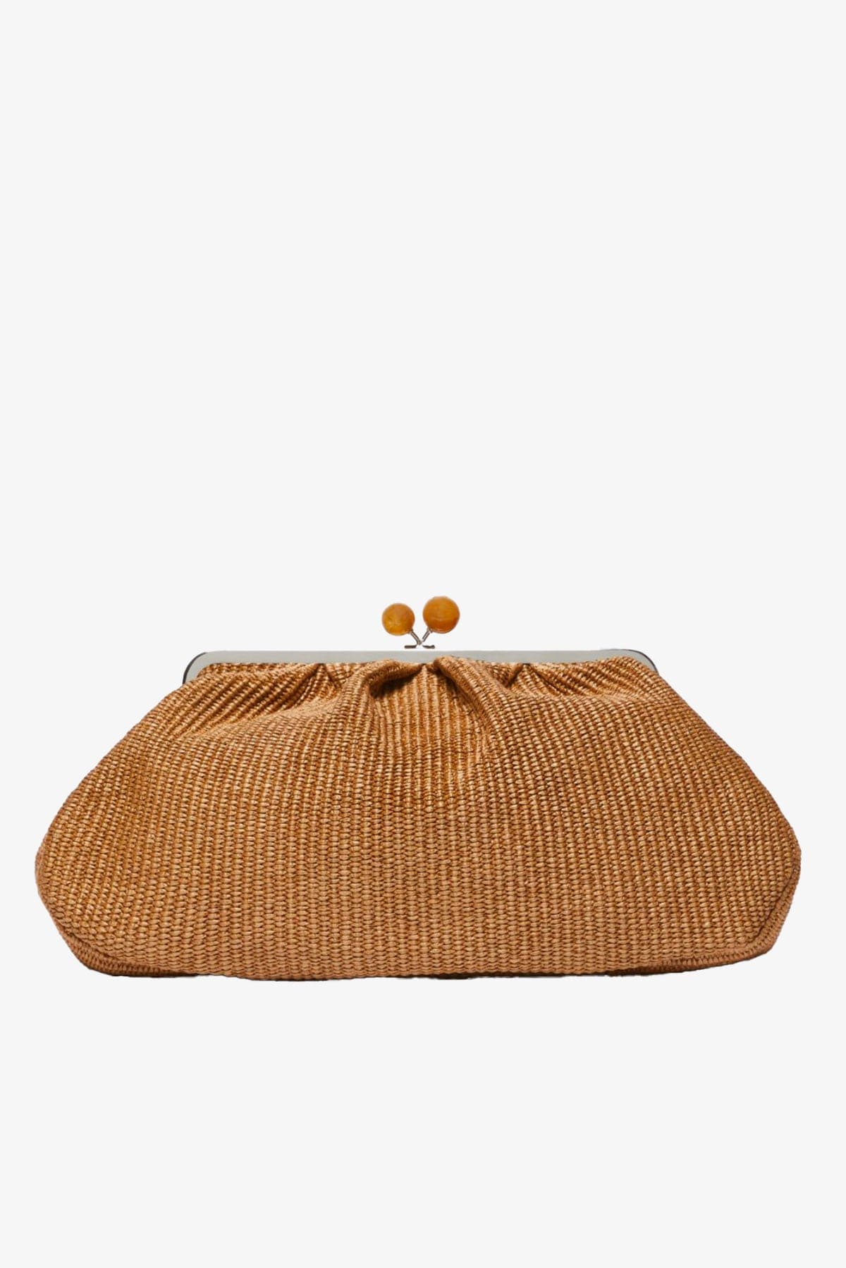 MAXMARA&#39;S BRANDS BORSA  CUOIO CHIARO / UNICA Pasticcino Bag in rafia Weekend Max Mara Nabarro