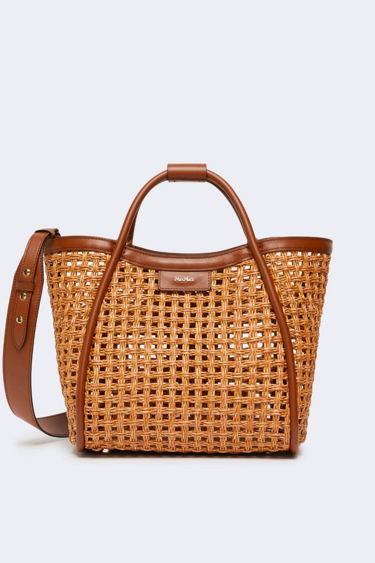 MAXMARA'S BRANDS BORSA  NATURALE / UNICA Borsain rafia e cuoio Max Mara Mxamarineces