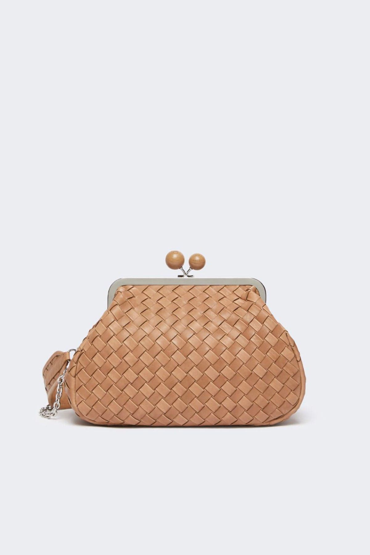 MAXMARA&#39;S BRANDS BORSA  ORZO / UNICA Pasticcino Bag in pelle intrecciata Weekend Max Mara Pancia