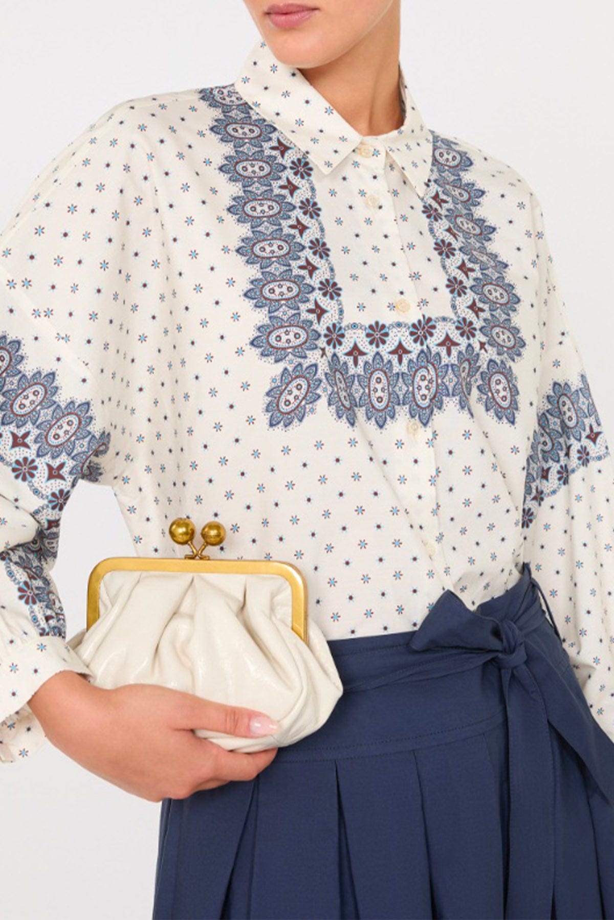 MAXMARA&#39;S BRANDS BORSA  Pasticcina Bag in pelle piccola Weekend Max Mara Navetta