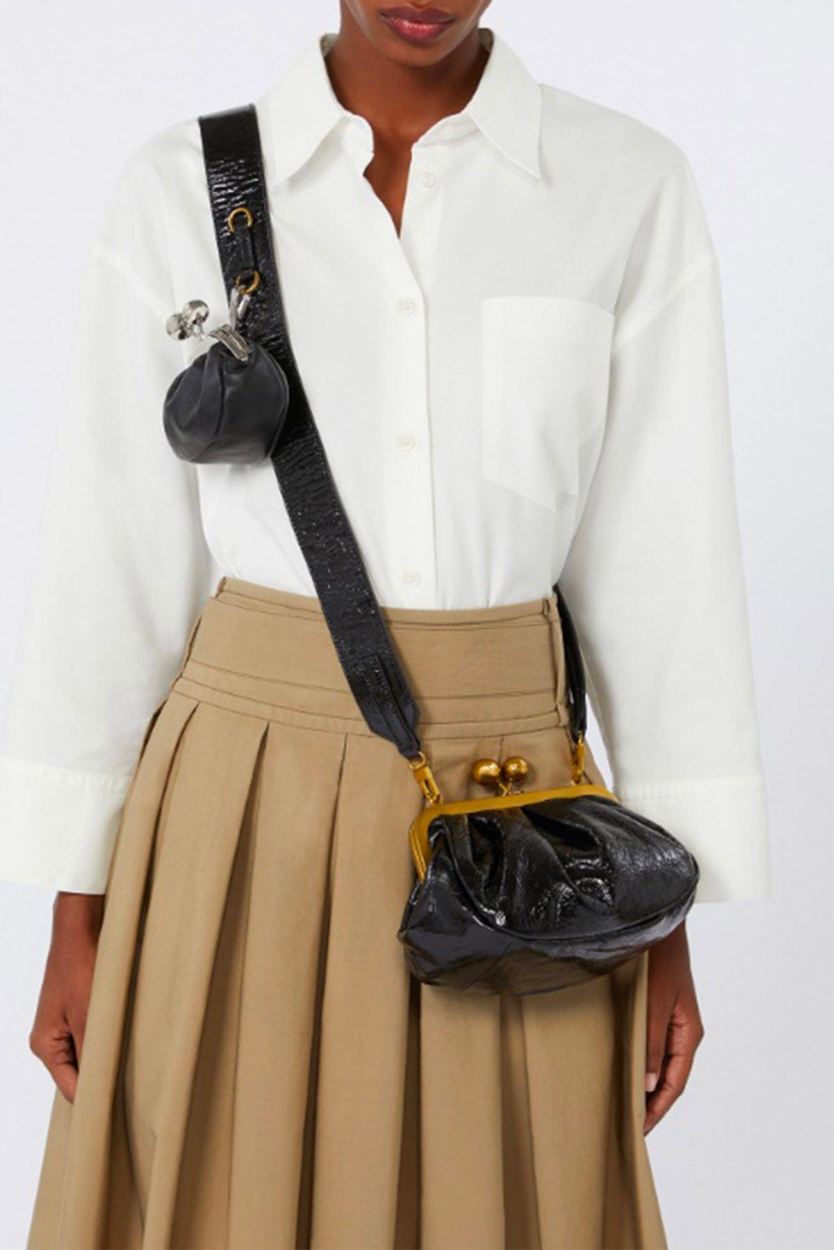 MAXMARA&#39;S BRANDS BORSA  Pasticcina Bag in pelle piccola Weekend Max Mara Navetta