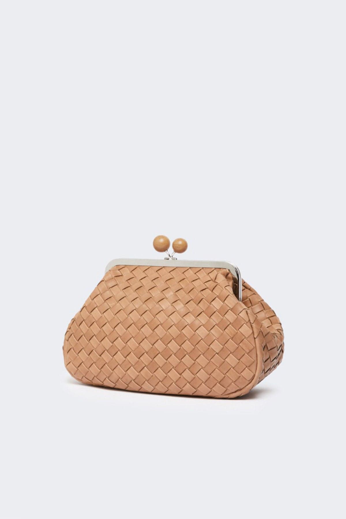 MAXMARA&#39;S BRANDS BORSA  Pasticcino Bag in pelle intrecciata Weekend Max Mara Pancia