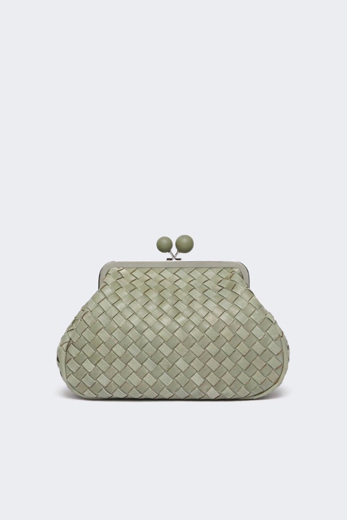 MAXMARA&#39;S BRANDS BORSA  Pasticcino Bag in pelle intrecciata Weekend Max Mara Pancia