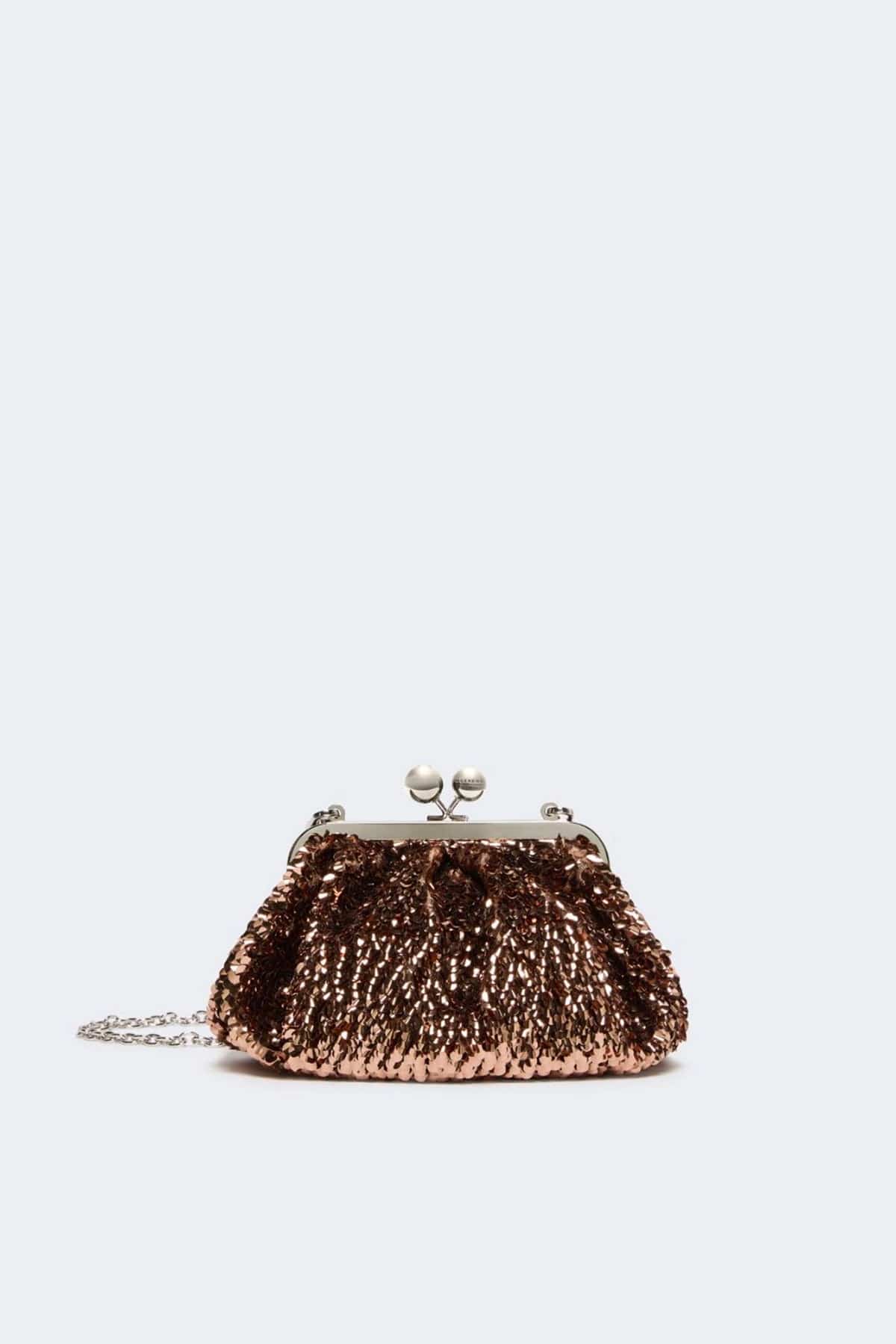 MAXMARA'S BRANDS BORSA  ROSA / UNICA Borsa pasticcino con paillettes all over Wkatarga